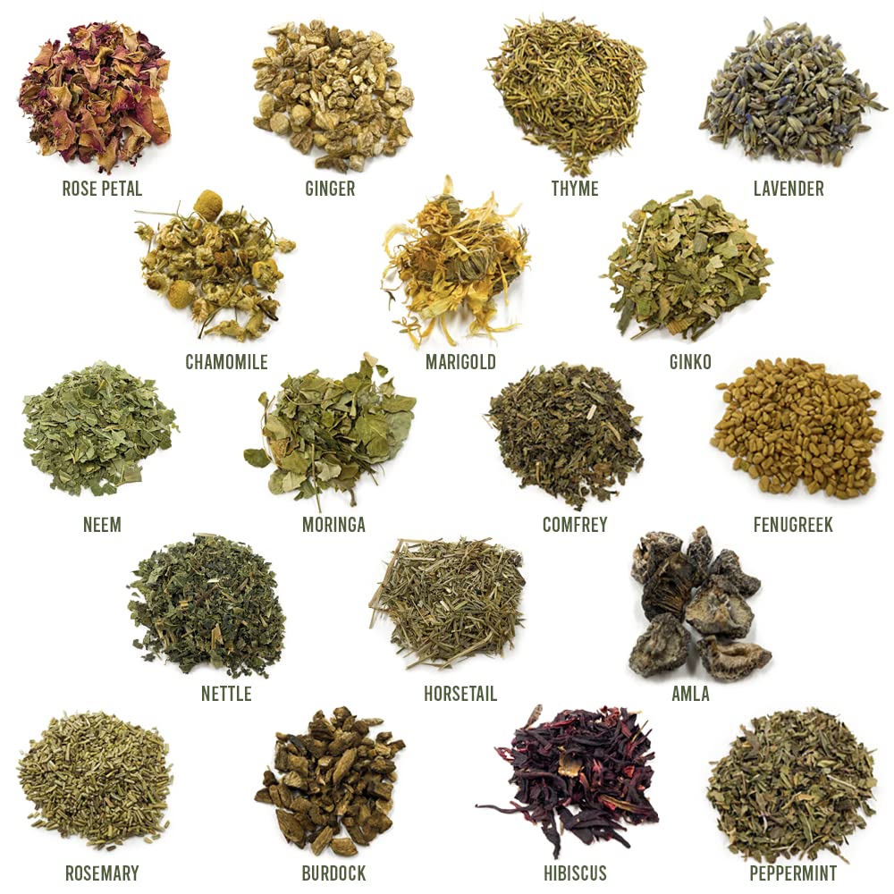 Wells Herb | Ayurvedic Hair Oil Mix | 2.5Oz(70G) X 2 Pack | 18 Kinds Of Essential Herb | Hair Growth | Hair Repair | Hair Fall |