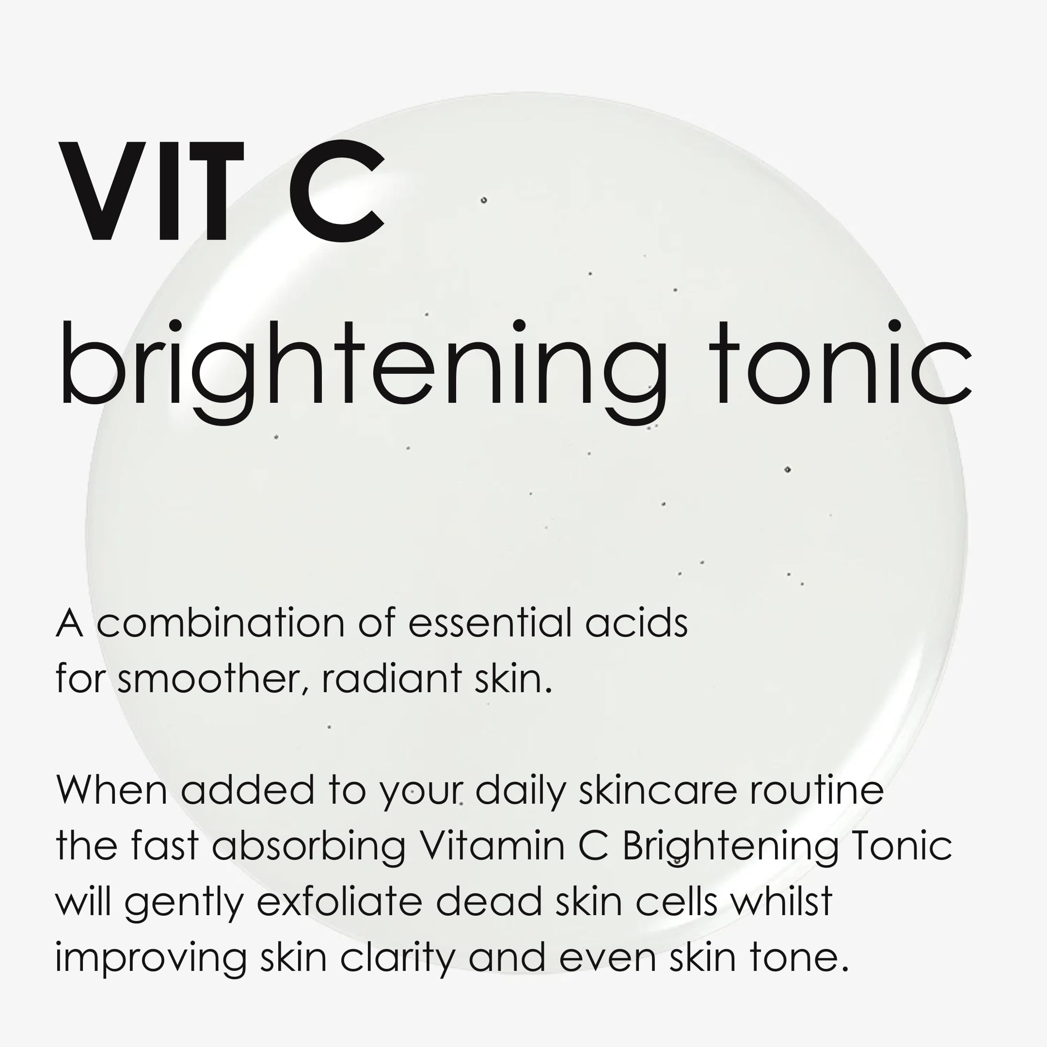 Rodial VIT C Tonic Deluxe 100ml (3.34 fl oz) | Essential Acids for Smoother, Radiant Skin | Vitamin C | Lactic Acid | Glycolic A