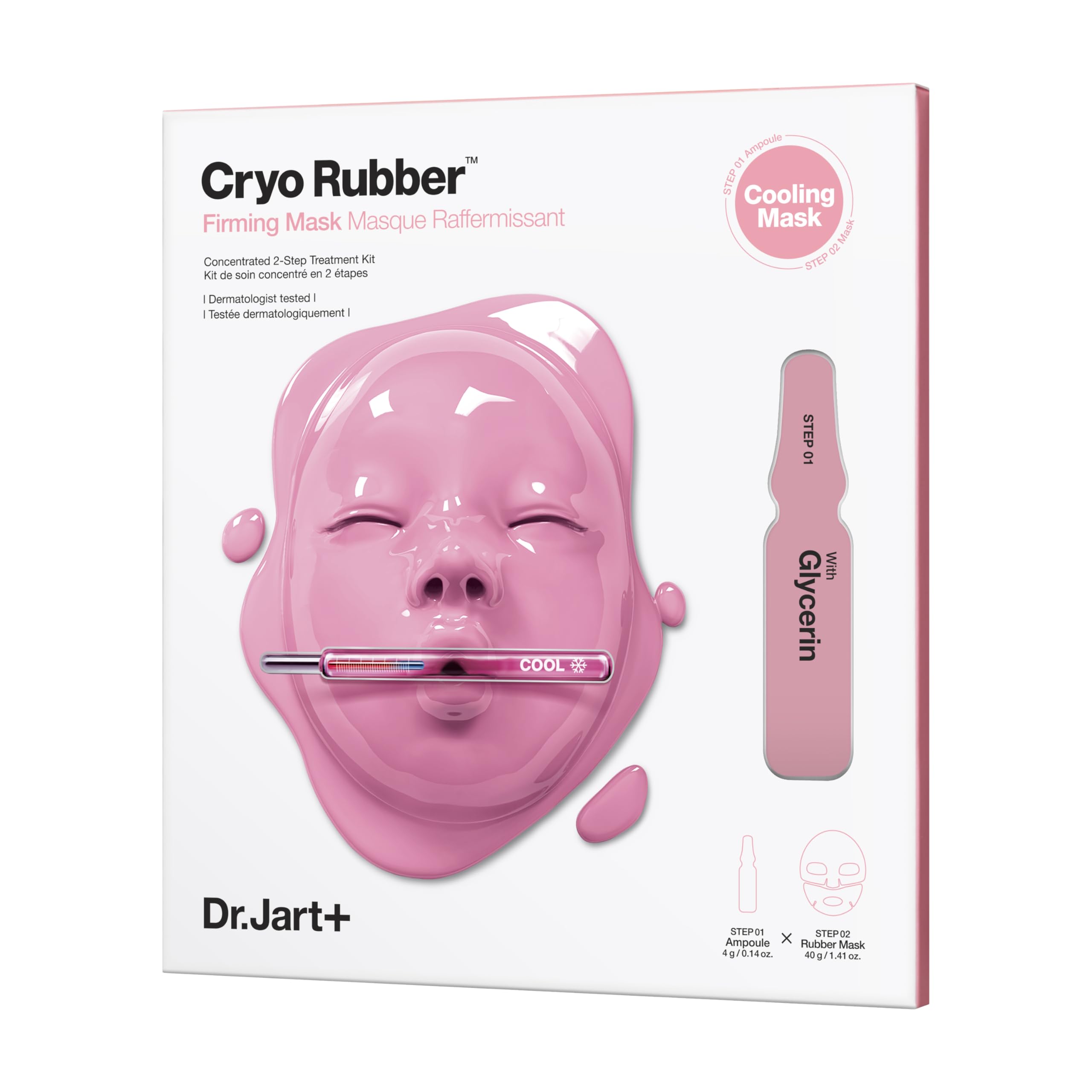 Dr.Jart+ Cryo Rubber Firming Face Mask | Korean Skin Care, 1 Pack