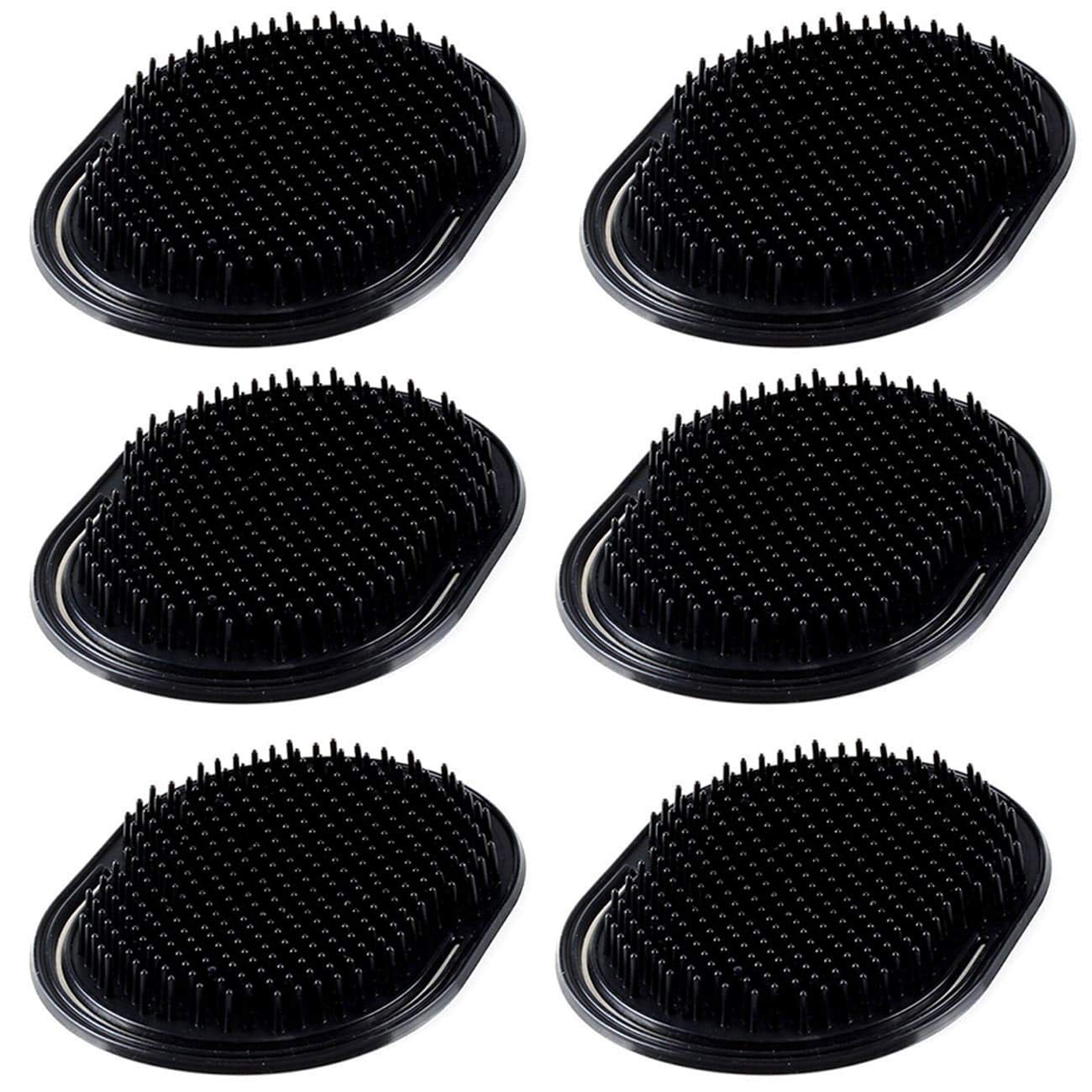 6Pcs Shampoo Pocket Comb Massage Hair Comb Pocket Palm Brush Comb Portable Hair Comb Beard Comb Creative Scalp Massage Brush Com