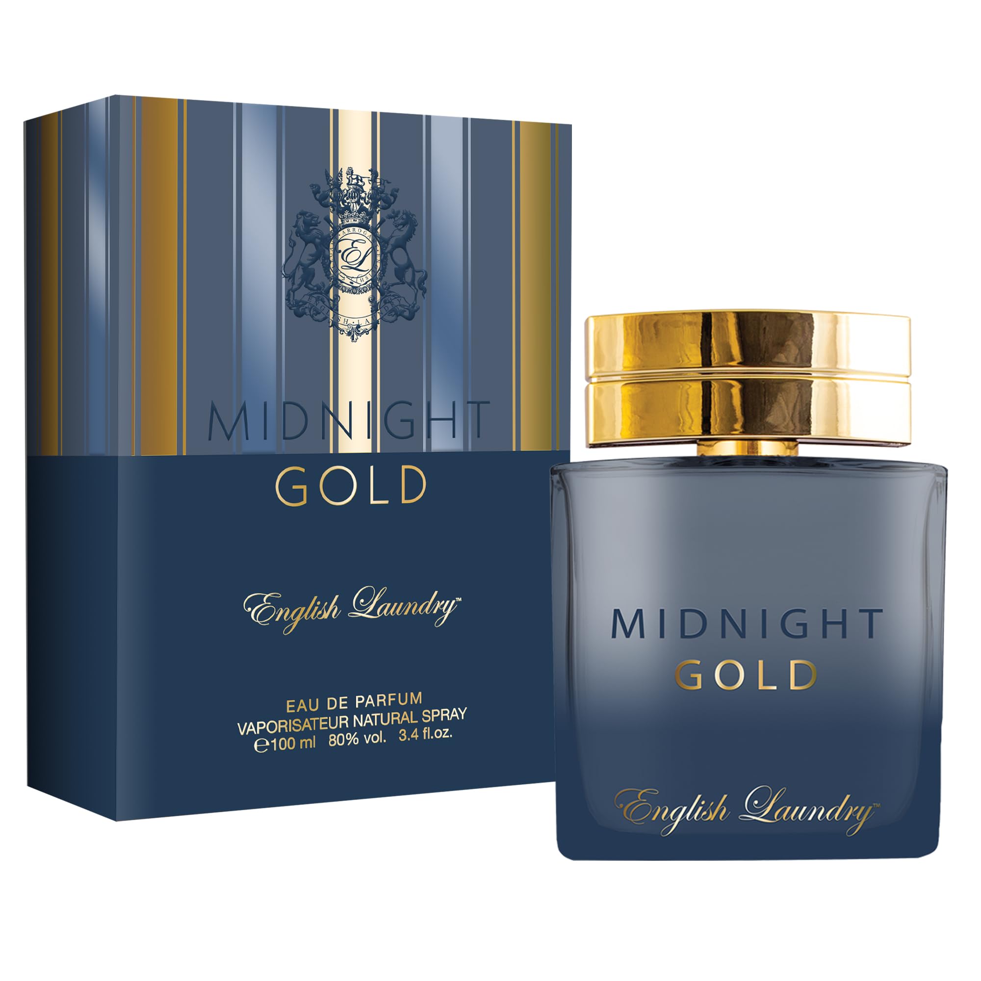 Midnight Gold By English Laundry, 3.4 Oz Eau De Parfum Spray For Men
