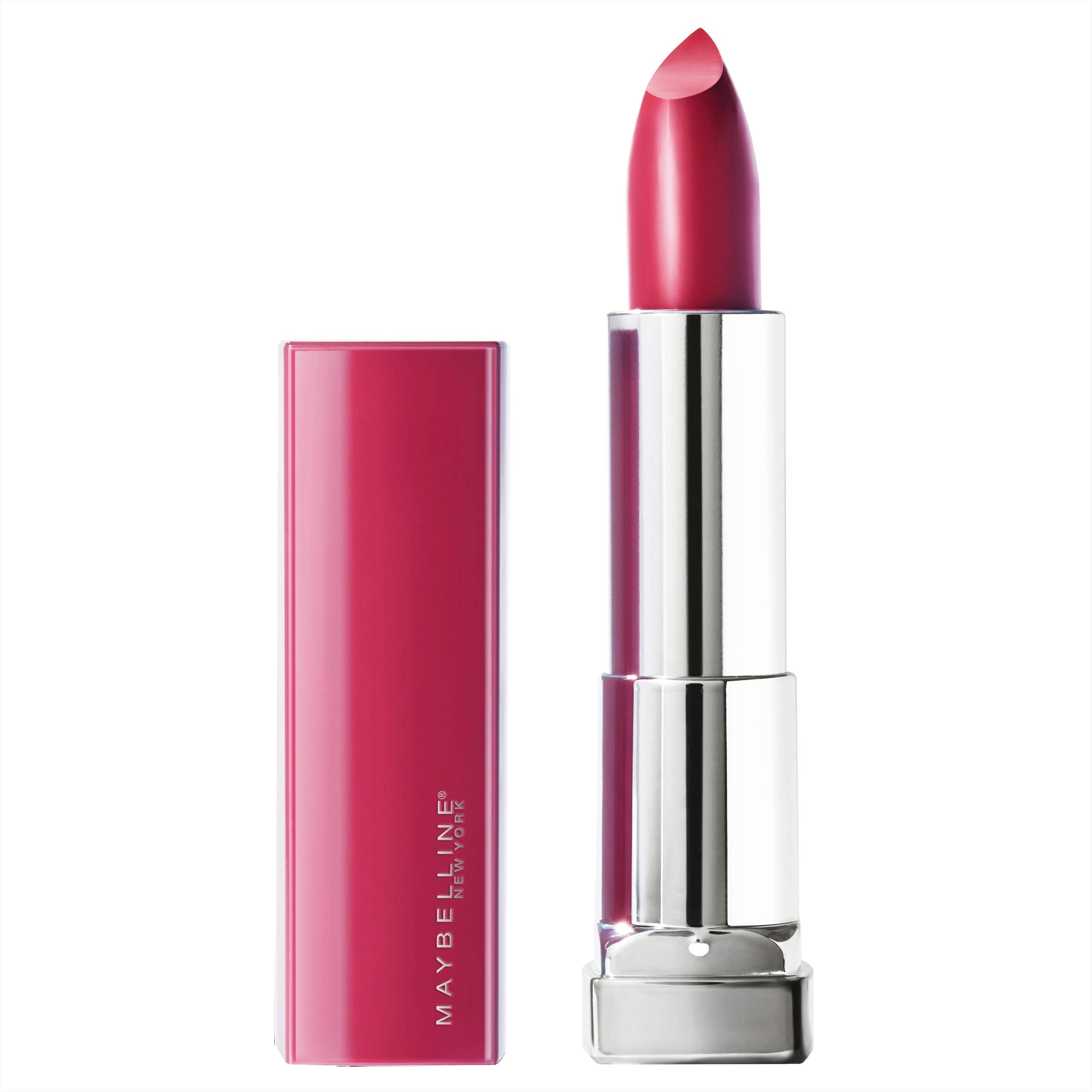 Maybelline Color Sensational Made for All Lipstick, Crisp Lip Color & Hydrating Formula, Fuchsia For Me, Bright Pinky Red, 1 Cou