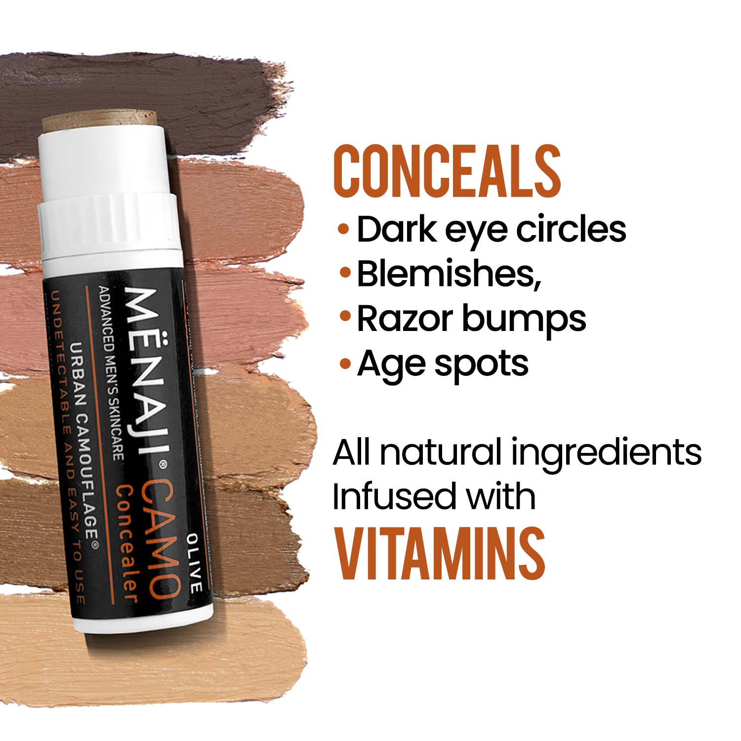 URBAN CAMOUFLAGE Concealer Stick for Men - Light - 0.35oz