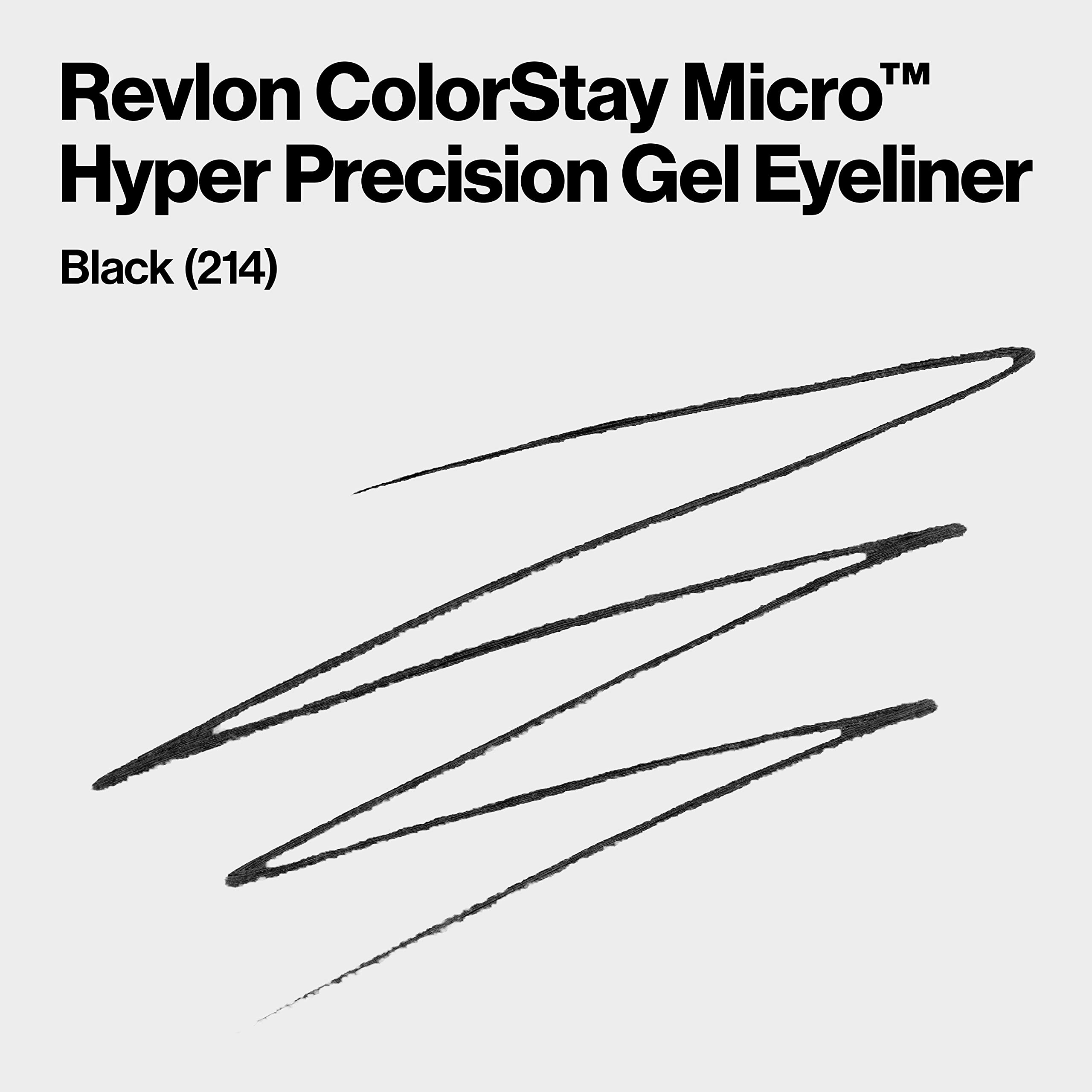 Revlon Gel Eyeliner, Colorstay Micro Hyper Precision Eye Makeup With Built-In Smudger, Waterproof, Longwearing With Micro Precis