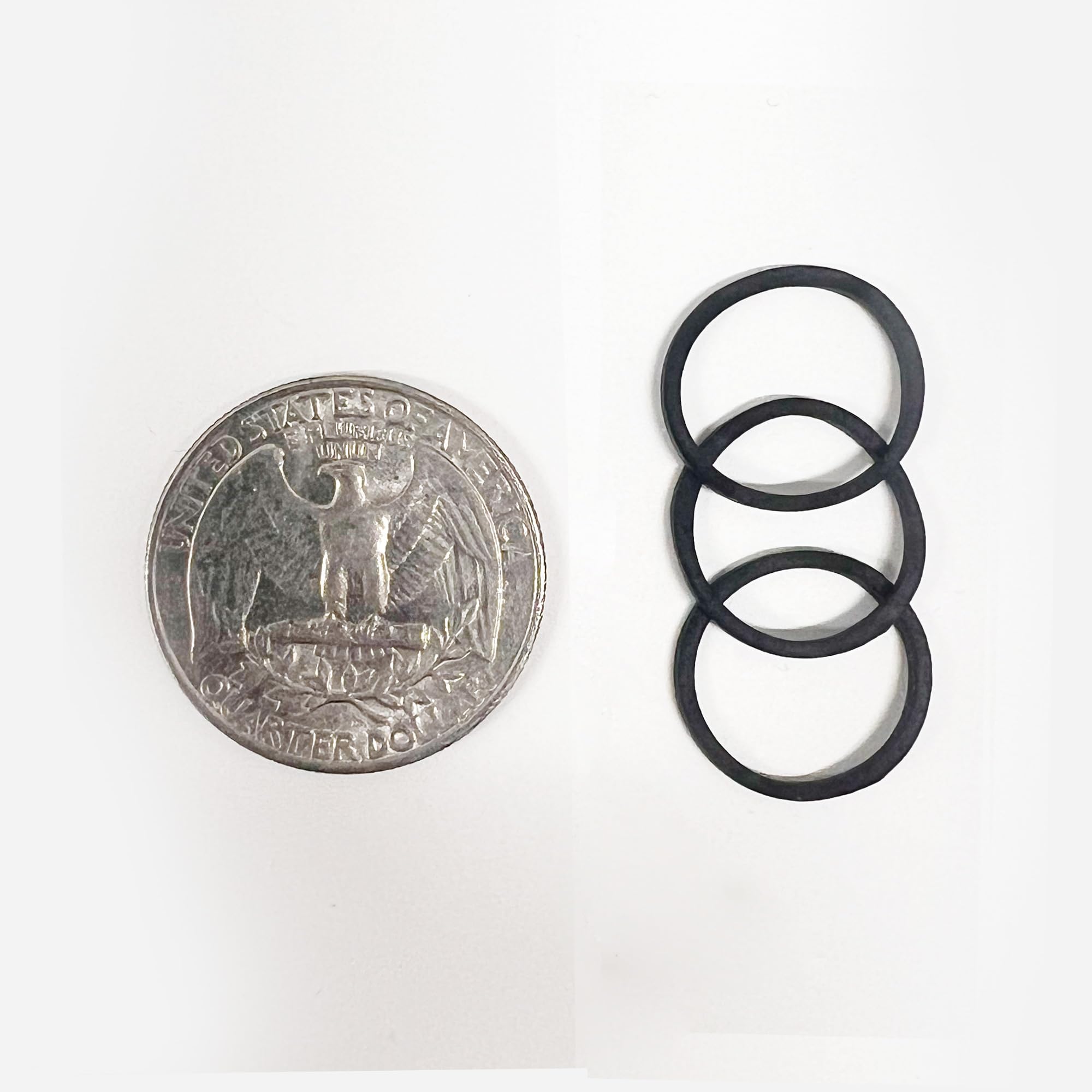 Donna 300Ct Black Rubberbands For Braids, Twist, Locs Or Ponytails 1Pack Of 300 Rubberbands Black