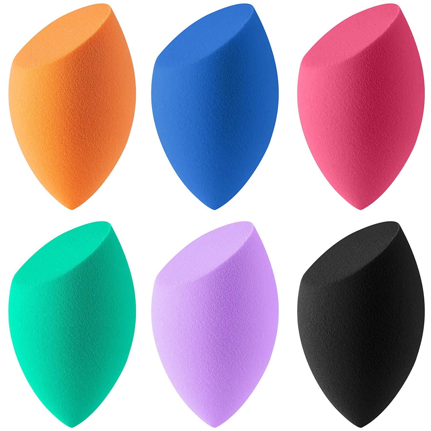Fennec Mart Makeup Sponge 6Pack Blender Beauty Sponge Foundation Blending Sponge