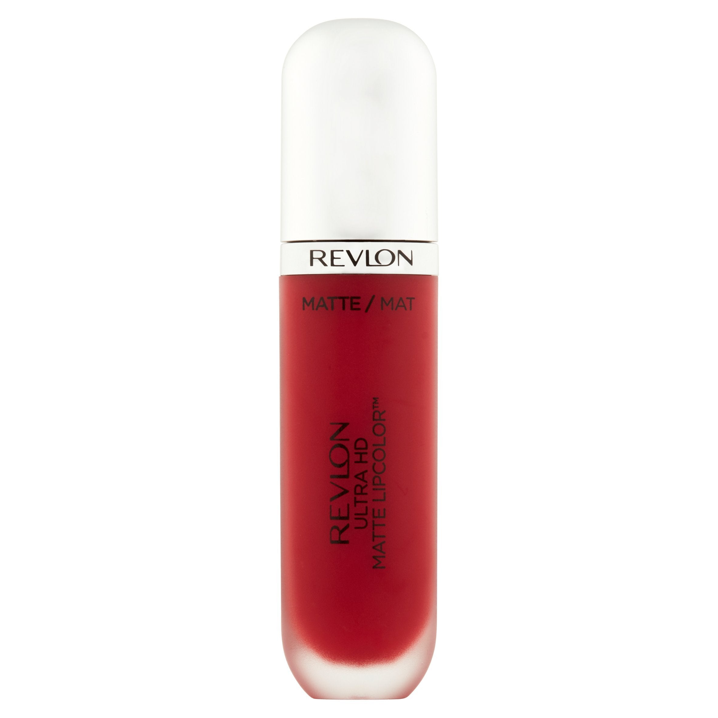 Revlon Ultra Hd Matte Lipcolor, Velvety Lightweight Matte Liquid Lipstick In Red / Coral, Romance (660), 0.2 Oz