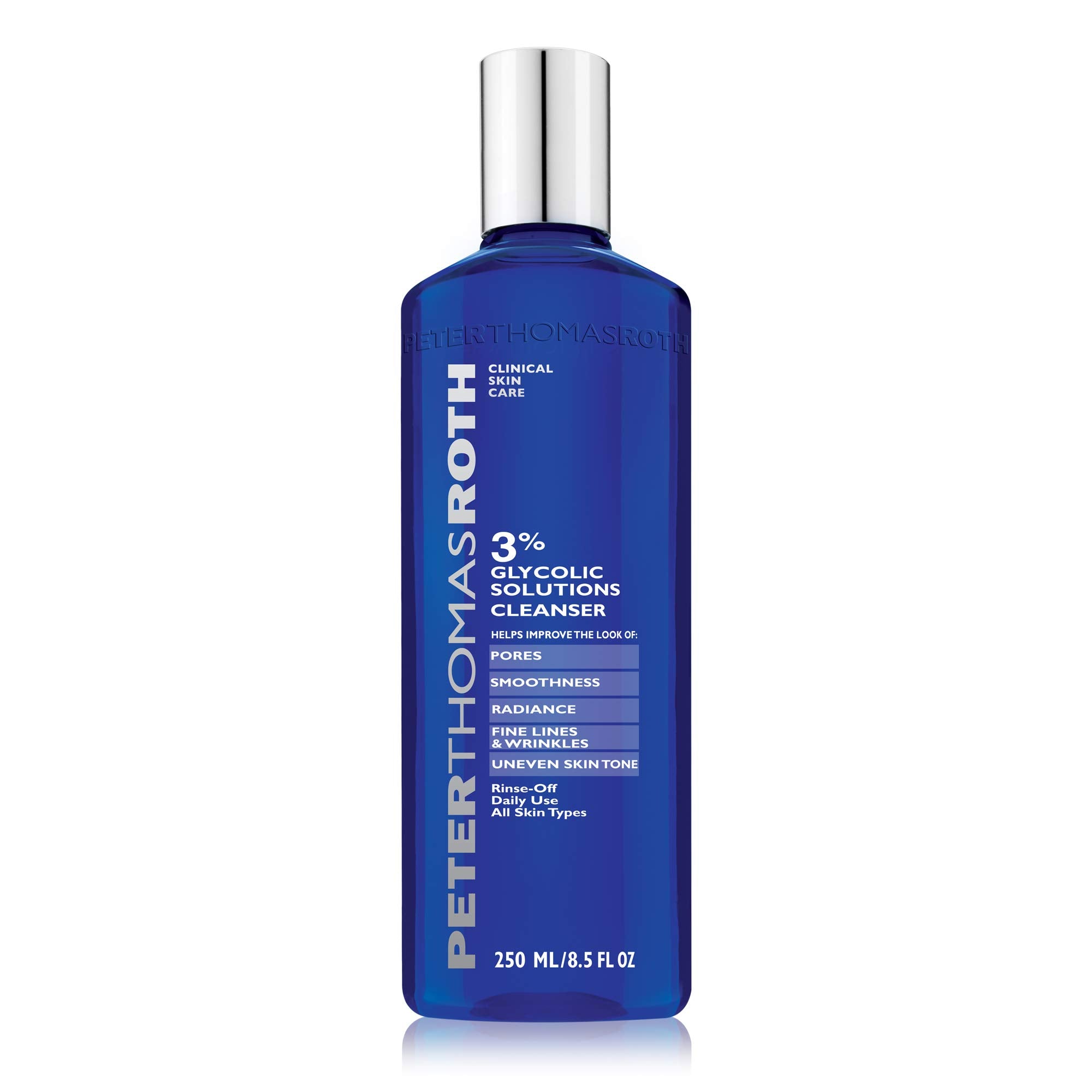 Peter Thomas Roth Exfoliating Facial Cleanser with 3% Glycolic Solutions Acid, Helps Improve the Look of Fine Lines, Wrinkles, U