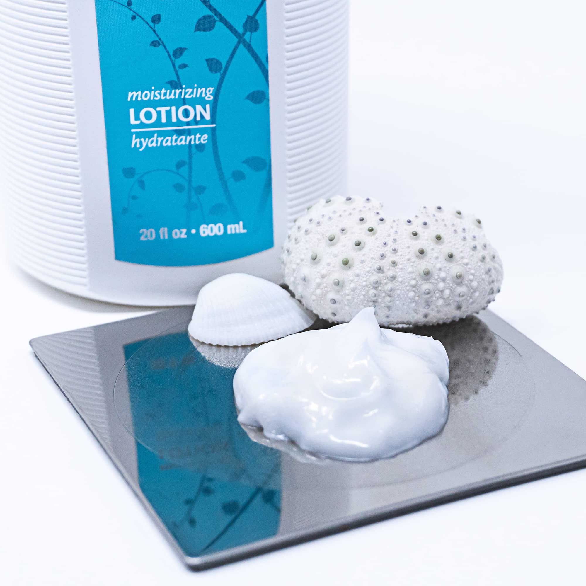 Vitabath Spa Skin Therapy Everyday Skincare Set Moisturizing Shower Gel Wash, Reviving Lotion & Exfoliating Body Scrubber Pouf -