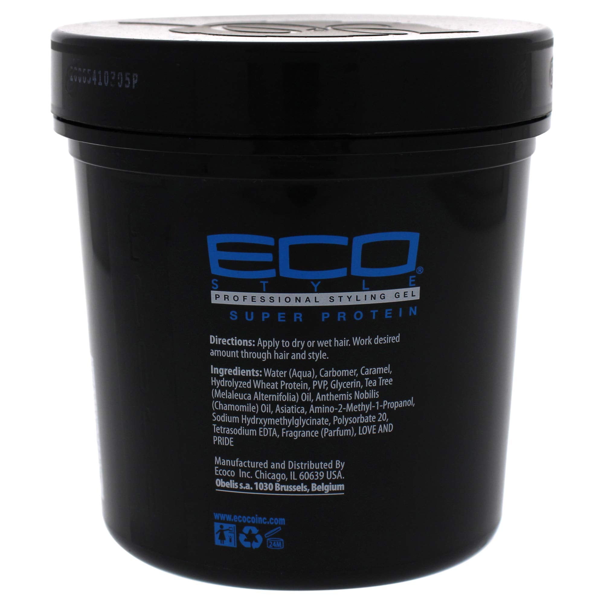 ECOCO Eco Style Gel - Super Protein - Contains A Double Dose Of Wheat Proteins - Adds Extra Strength And Shine - Ideal For Troub