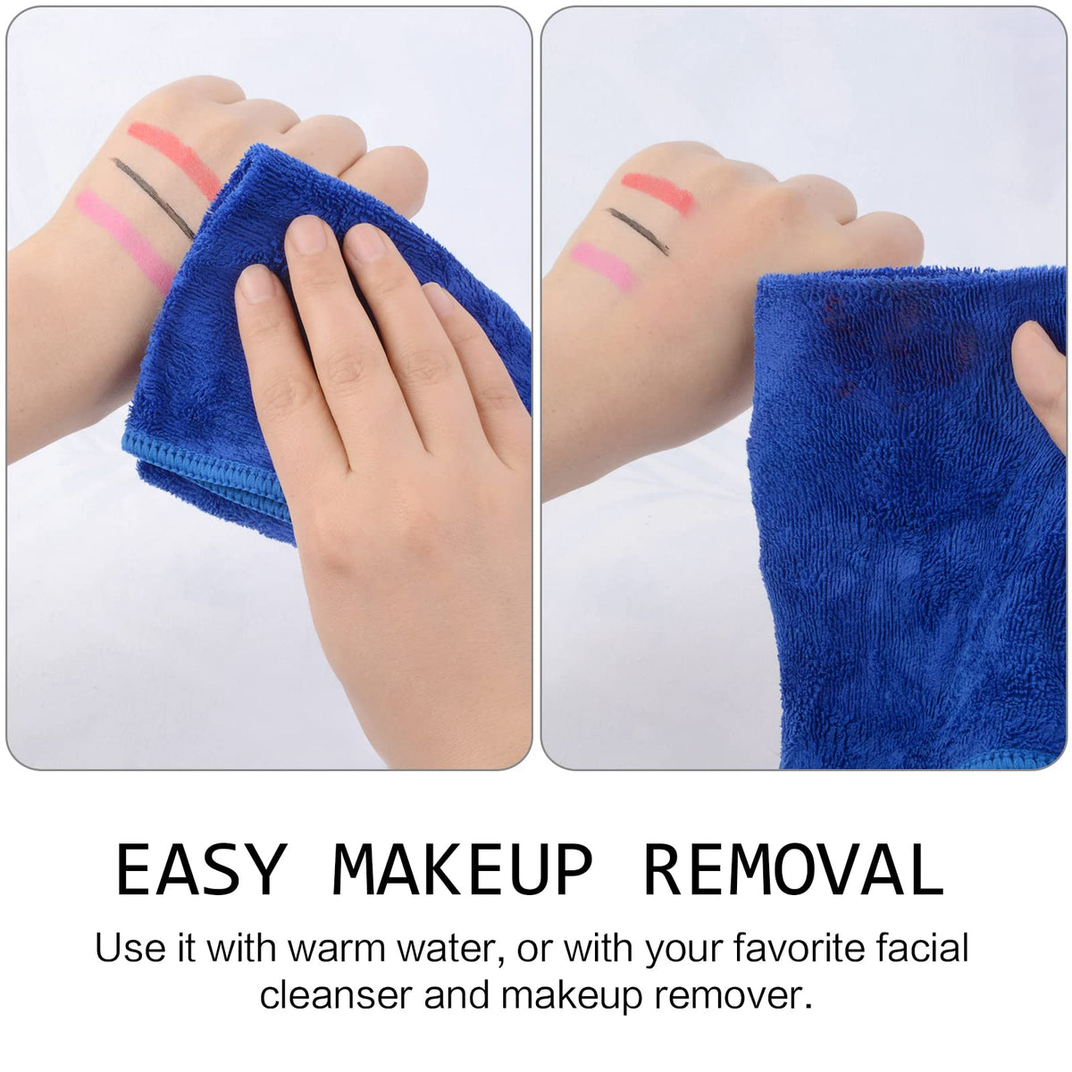 SINLAND Microfiber Facial Cloths Fast Drying Washcloth 12inch x 12inch ...