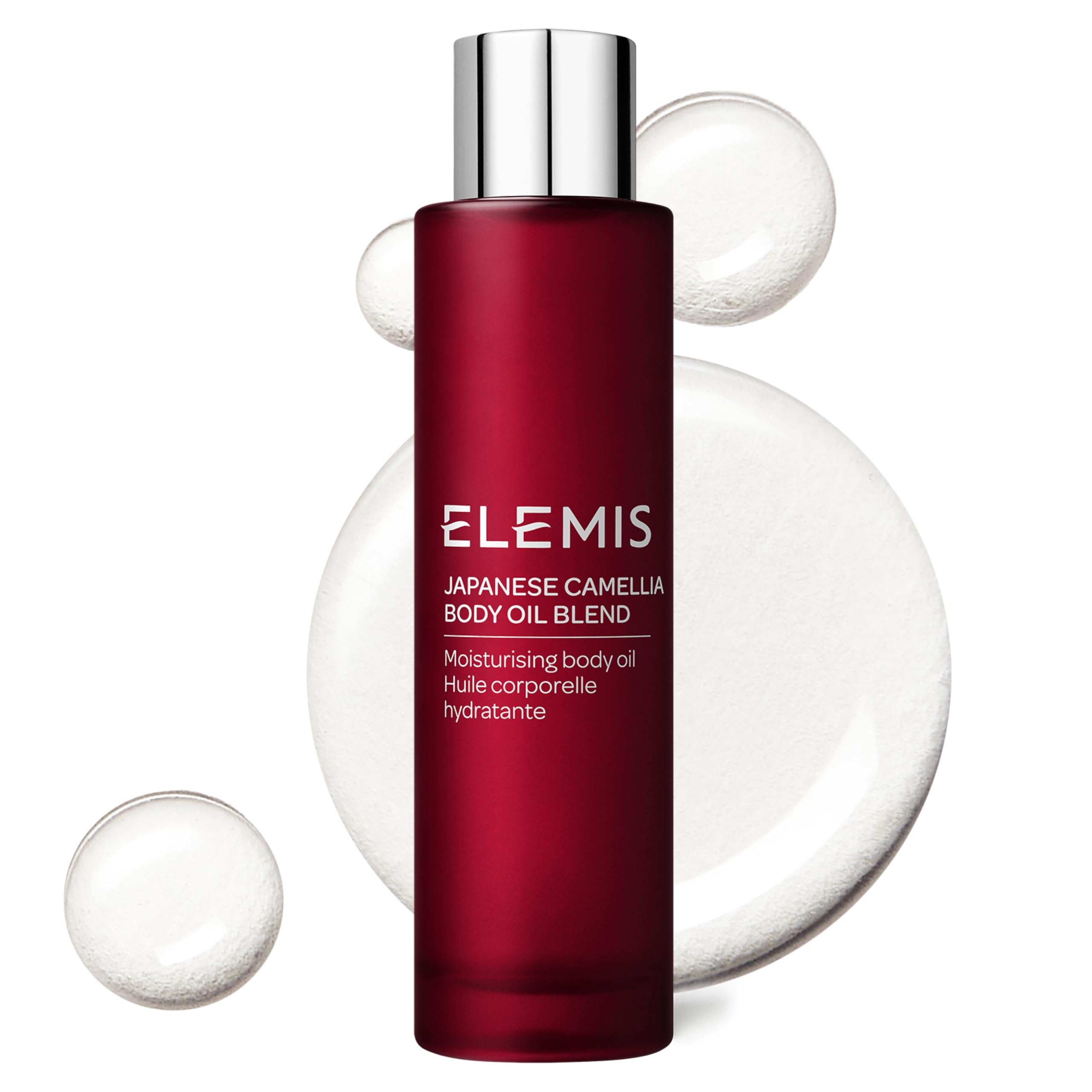 ELEMIS Japanese Camellia Body Oil Blend | Luxuriously Lightweight Body Oil Nourishes, Conditions, and Softens Pregnant and Postp