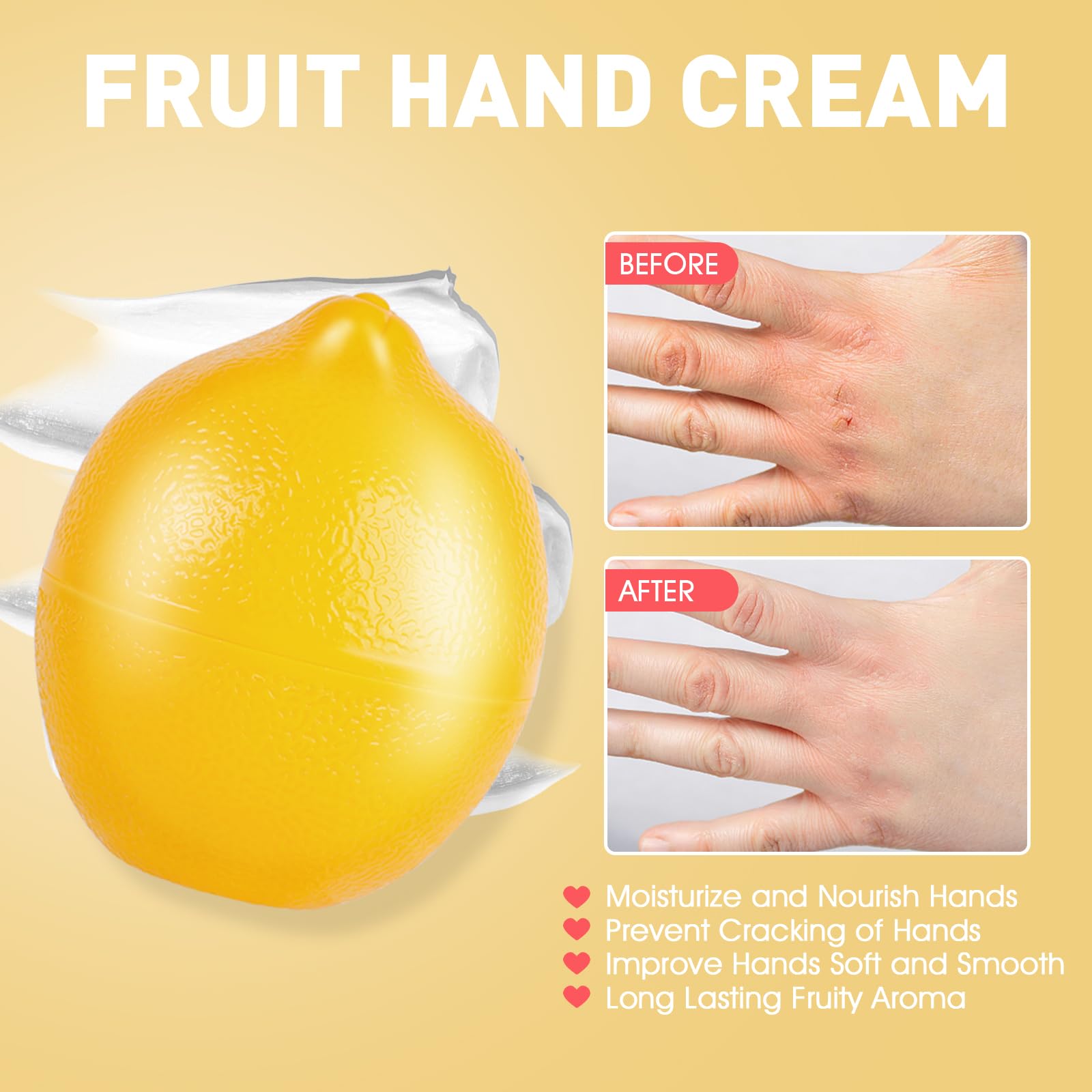 6 Pack Bulk Hand Cream Gifts Set, Moisturizing Hand Lotion For Dry Cracked Hands, Valentines Day Gifts, Mothers Day Gifts, Teach