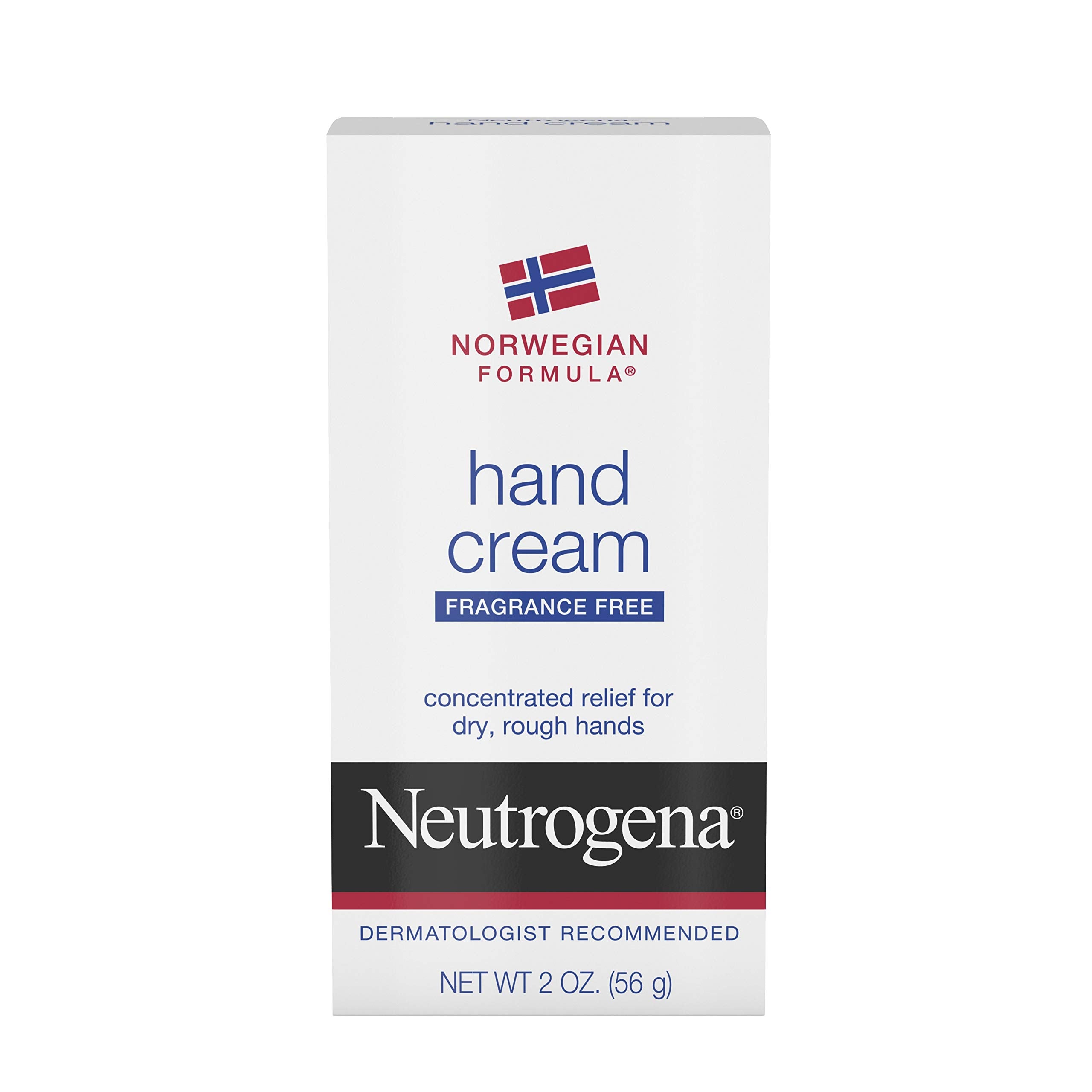Neutrogena Norwegian Formula Moisturizing Hand Cream Formulated With Glycerin For Dry, Rough Hands, Fragrance-Free Intensive Han
