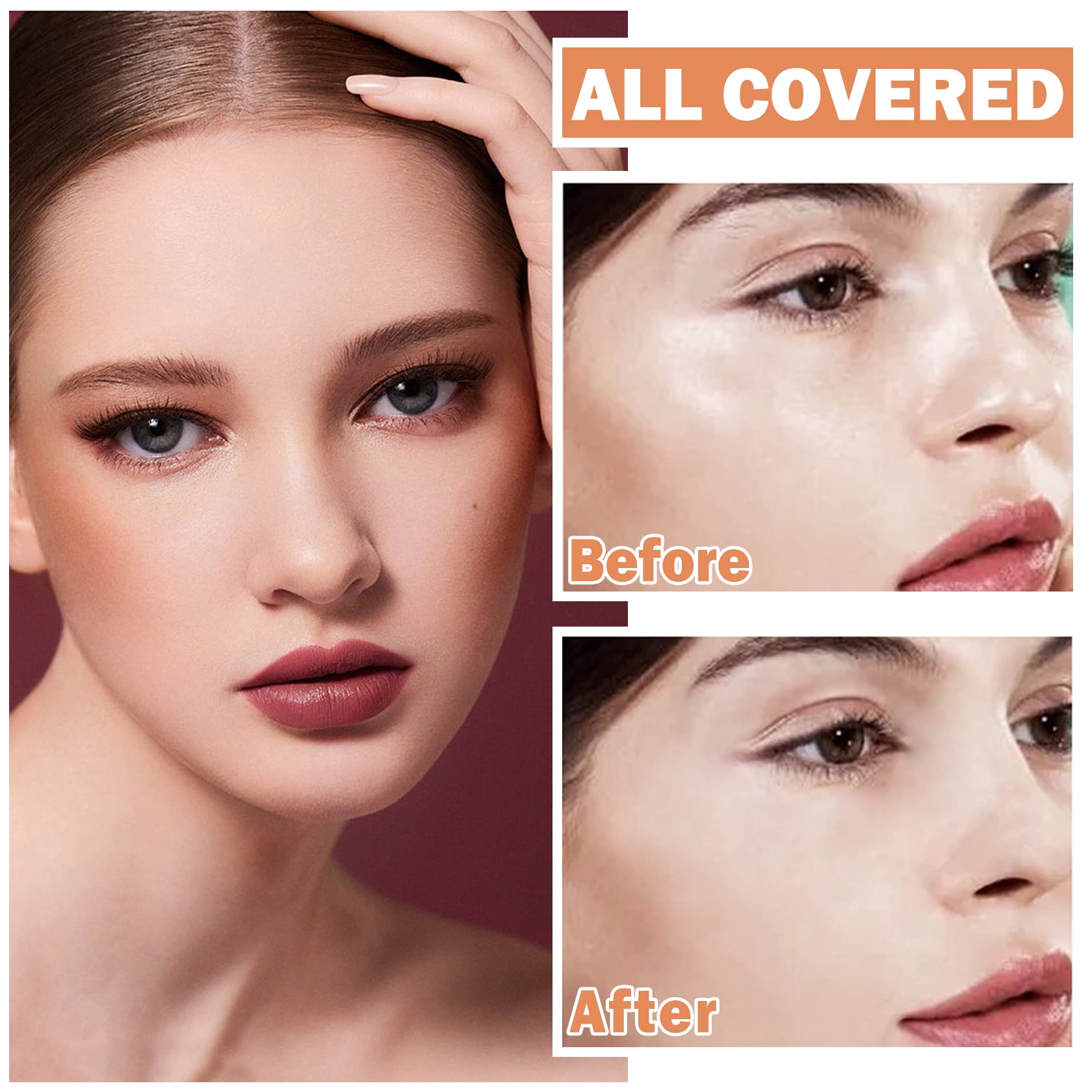 Pink Setting Loose Face Powder Matte Setting Powder Oil Control Minimizes Pores Long Lasting Waterproof Setting Powder Makeup Ki