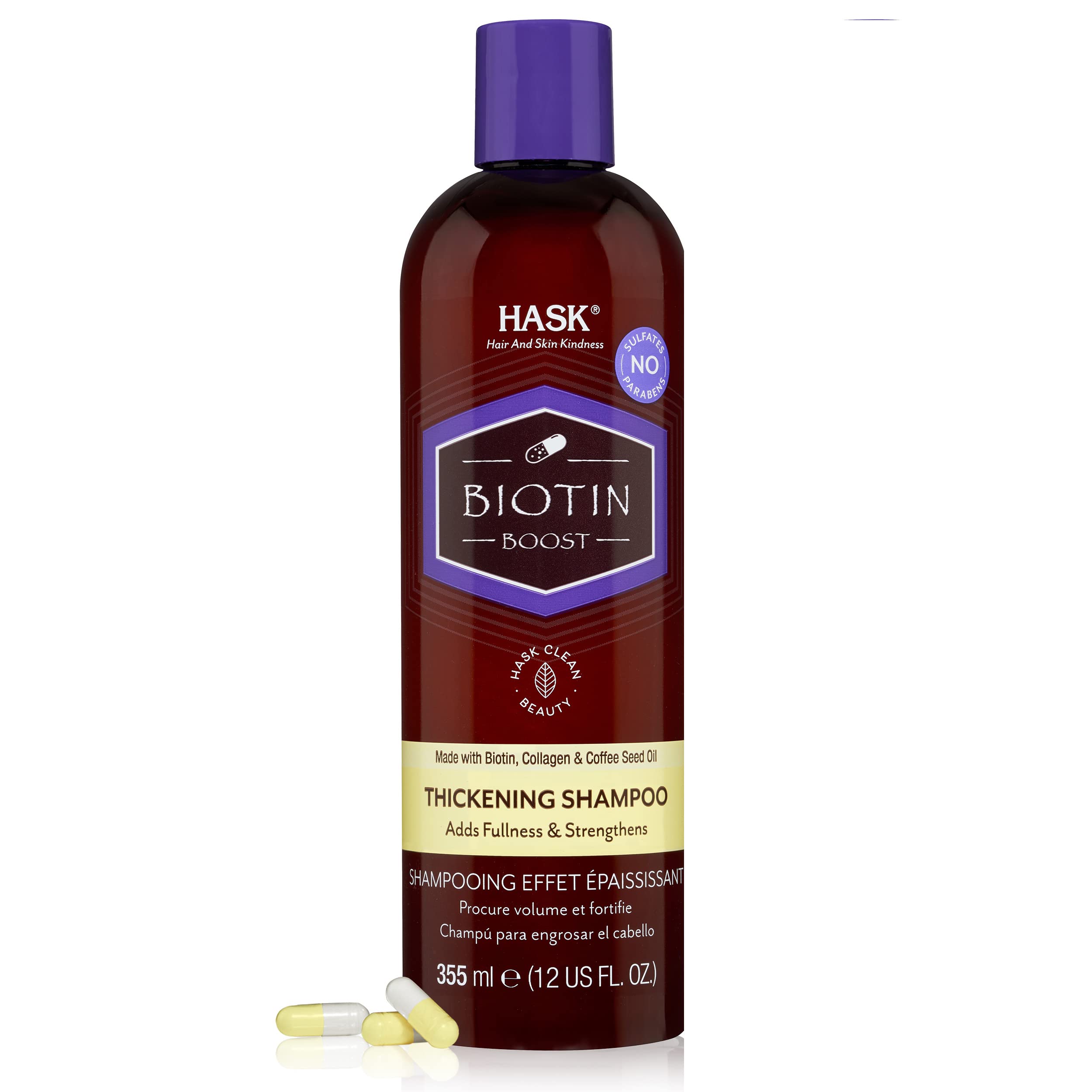 Hask Biotin Boost Thickening Shampoo, 12 Fl Oz
