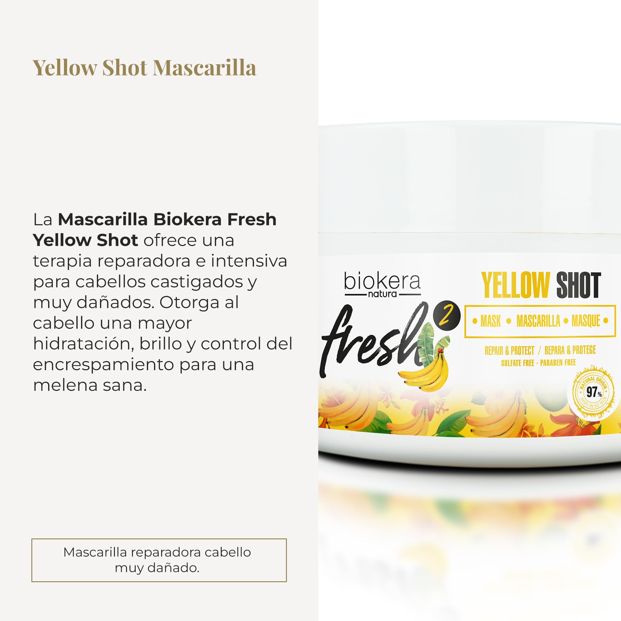 biokera Salerm Cosmetics Mascarilla Yellow Shot Biokera Fresh Salerm SC - 250ml'