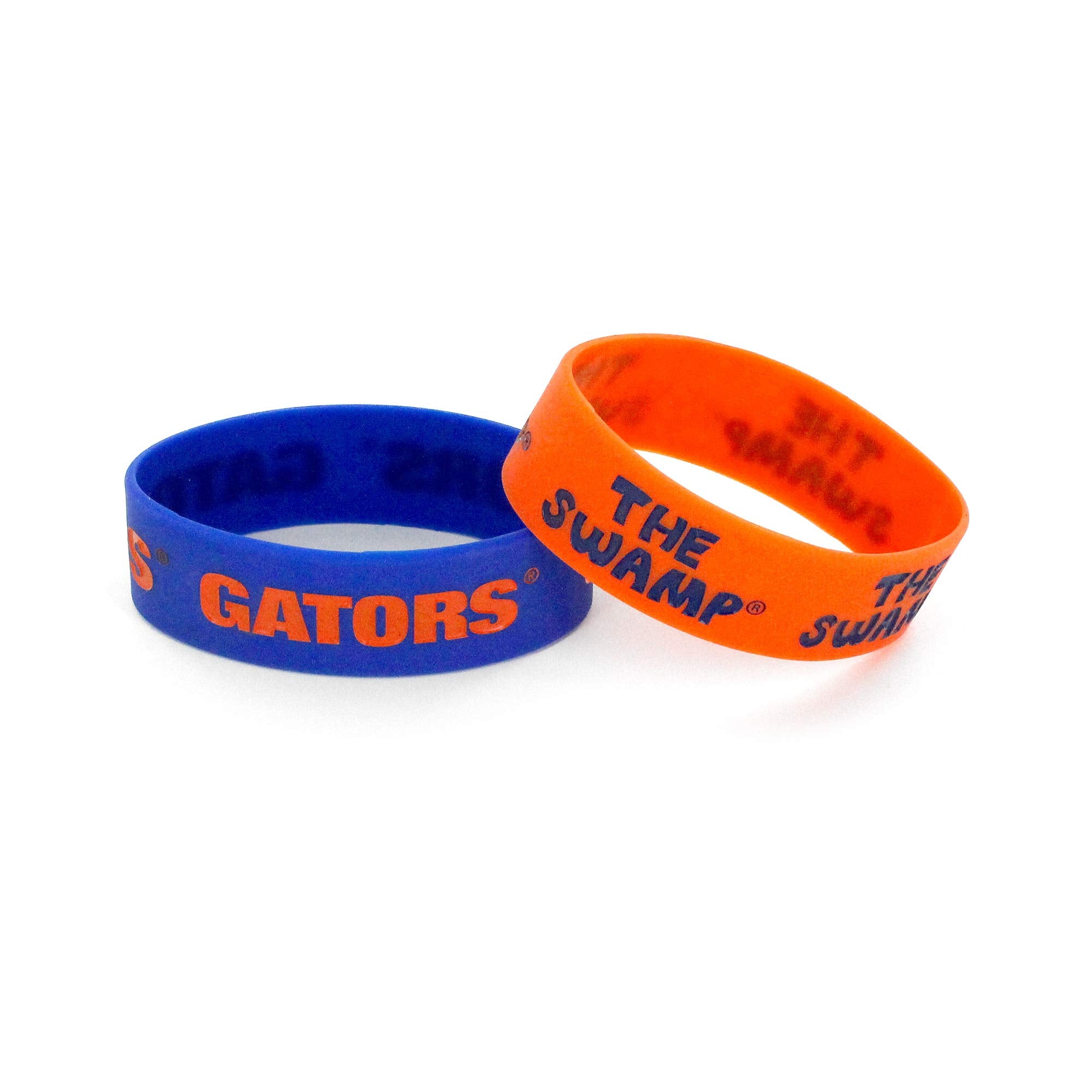 NCAA Florida Gators Silicone Rubber Bracelet, 2-Pack