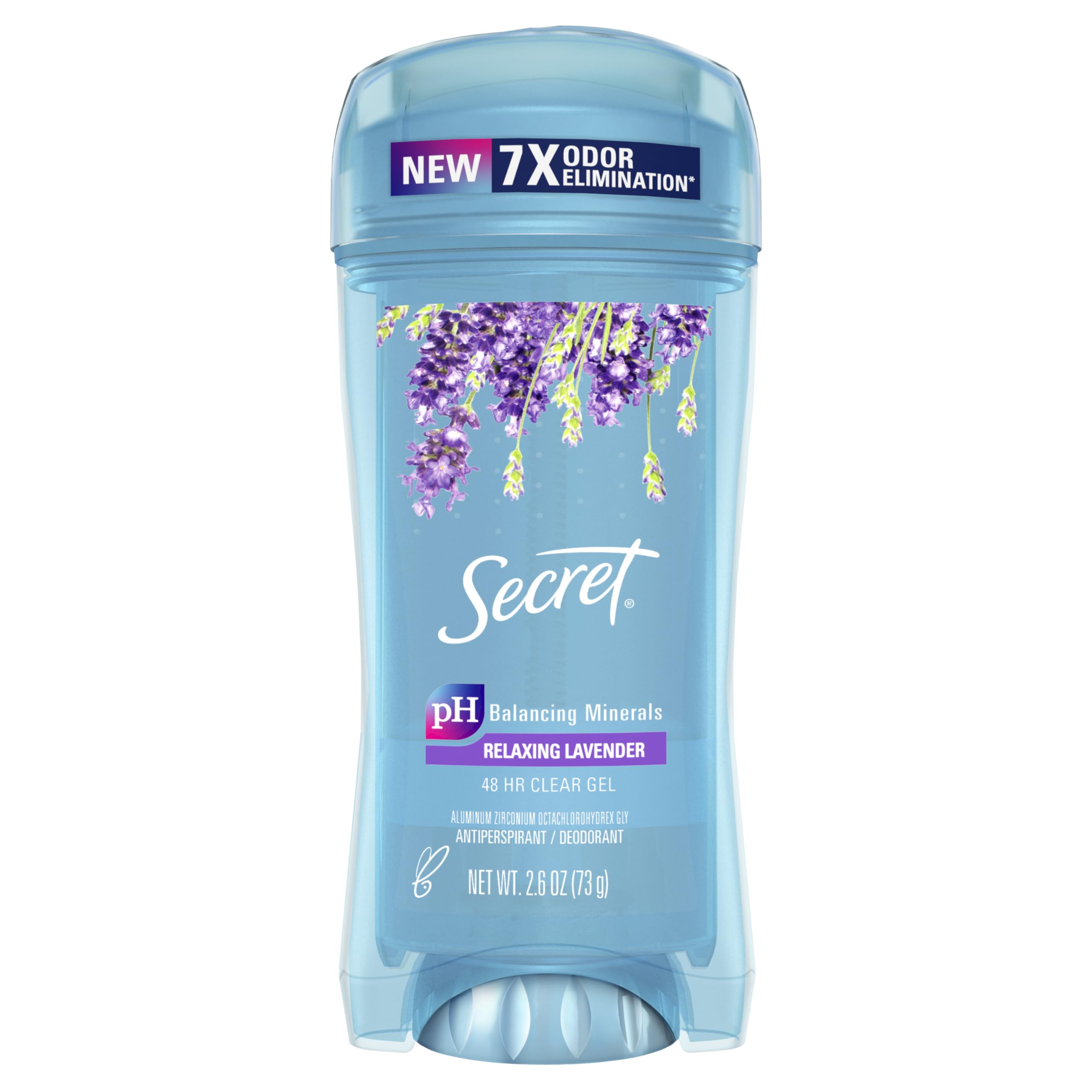Secret Fresh Clear Gel and Deodorant for Women, Clear Gel, Refreshing Lavender Scent, 2.6 oz