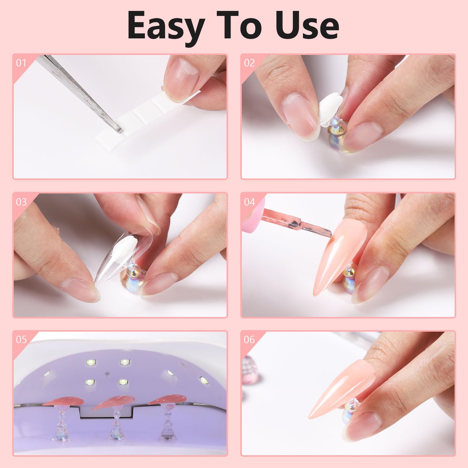 Etercycle Nail Stand Acrylic Nail Art Display Stand Practice Nail Holder For Painting Nails Magnetic Practice Stands With Reusab