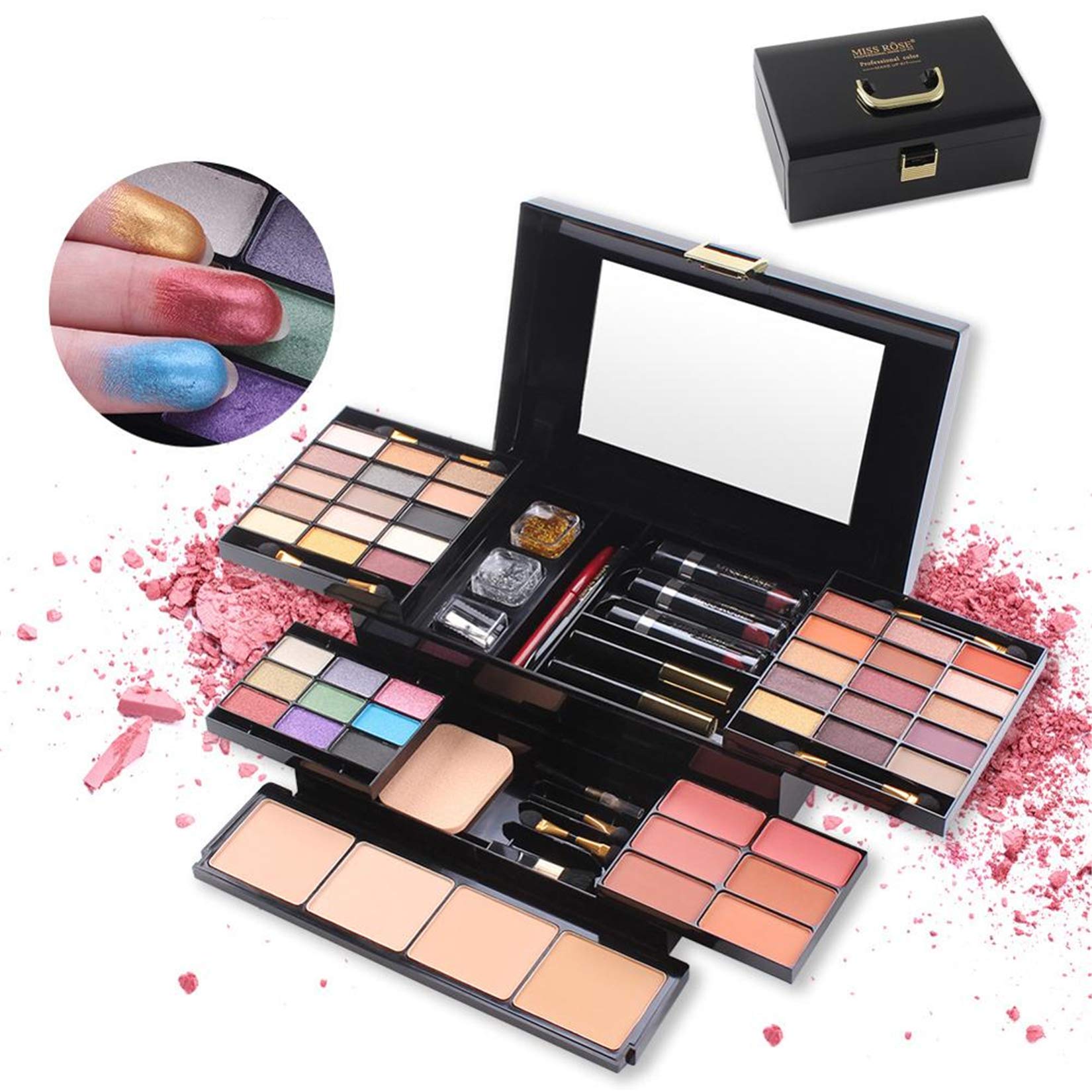 Fantasyday 54 Colors All In One Makeup Gift Set Holiday Birthday Beauty Cosmetic Essential Starter Bundle Include 39 Eyeshadow P
