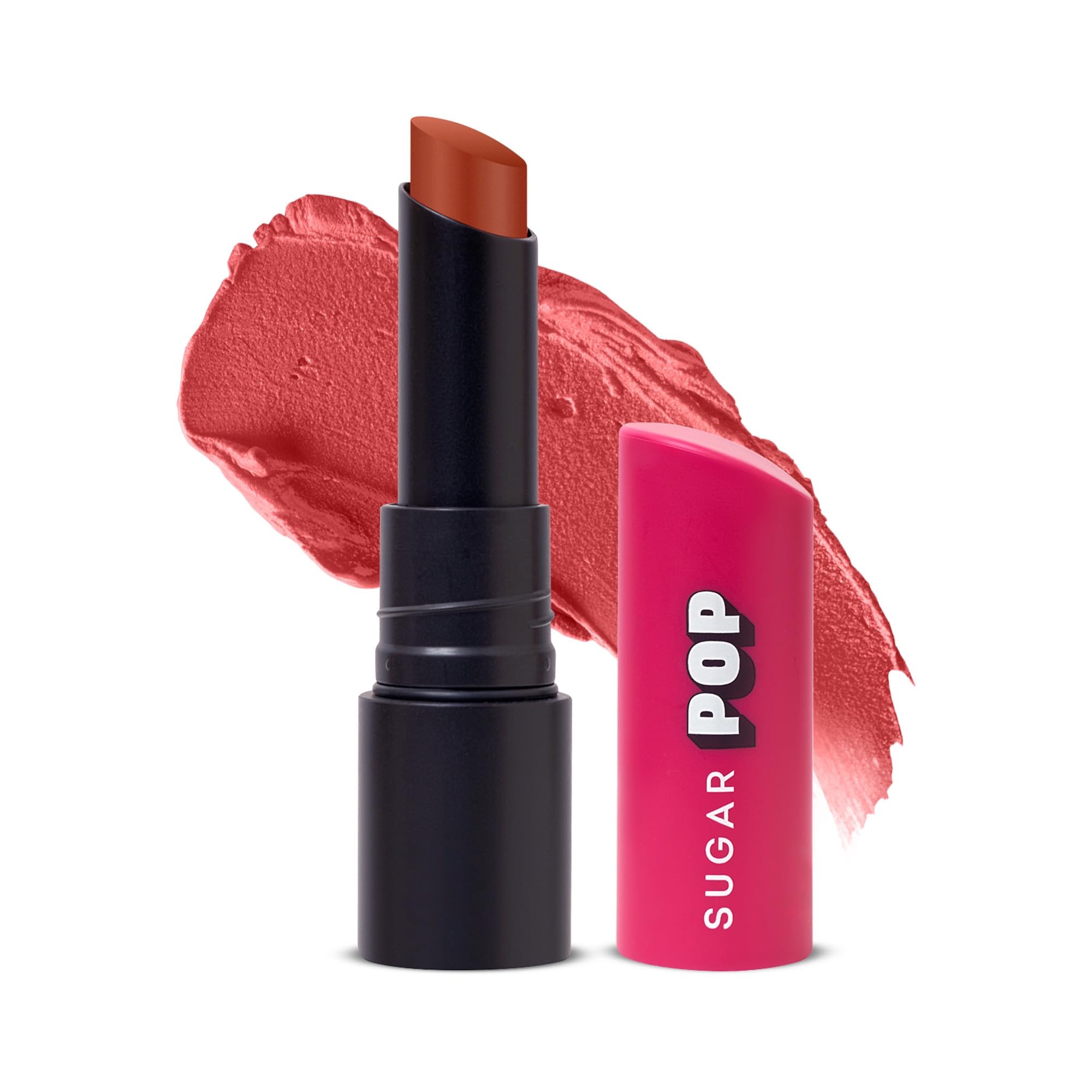 Sugar Pop Matte Ultrastay Lipstick | Vitamin E | 100% Transferproof - 06 Autumn Amber 4 Gm