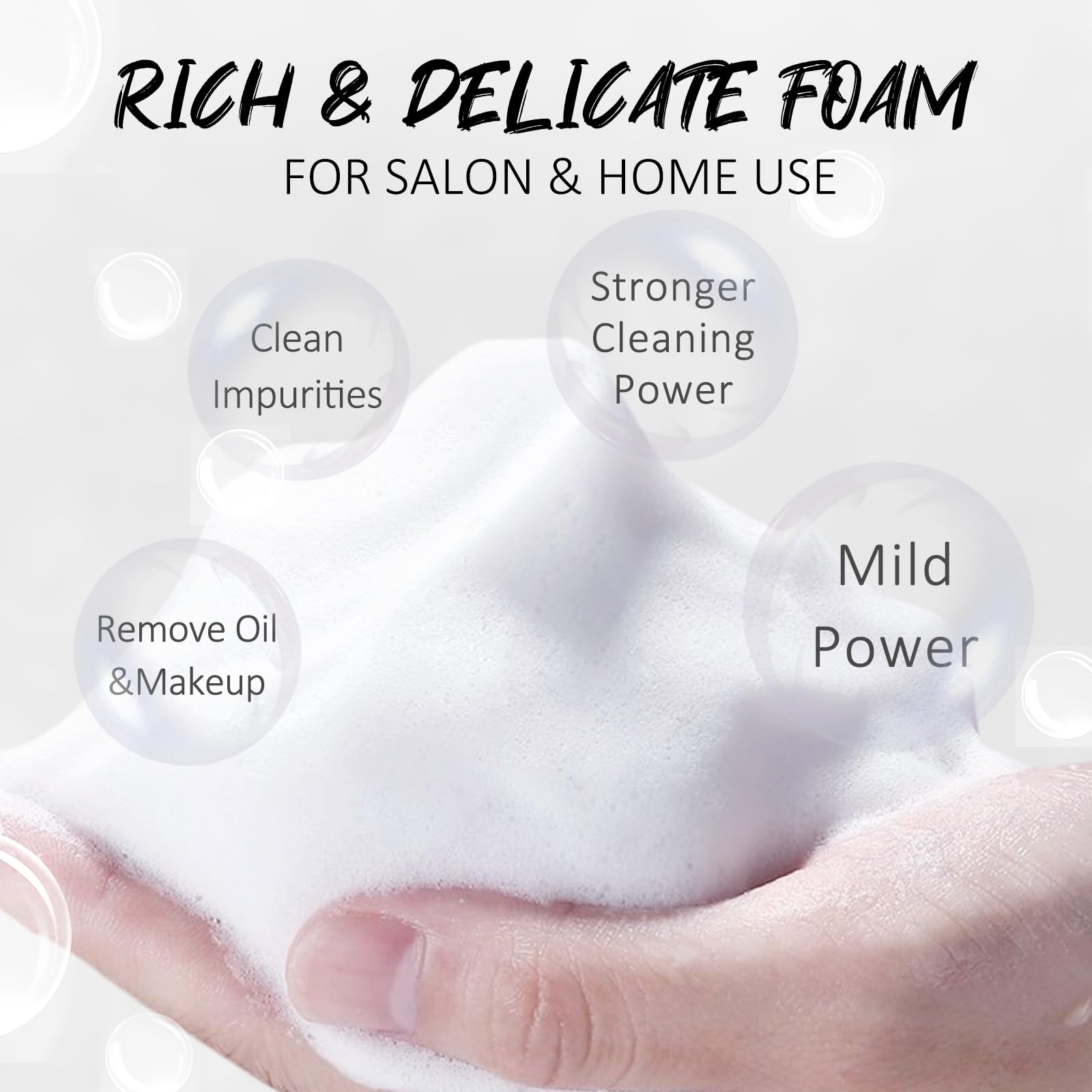 Emeda Lash Shampoo Kit Cleaning Bath - Lash Cleanser For Extensions, Usb Mini Portable Fan Brush Wash Bottle, Oil Free Lash Foam