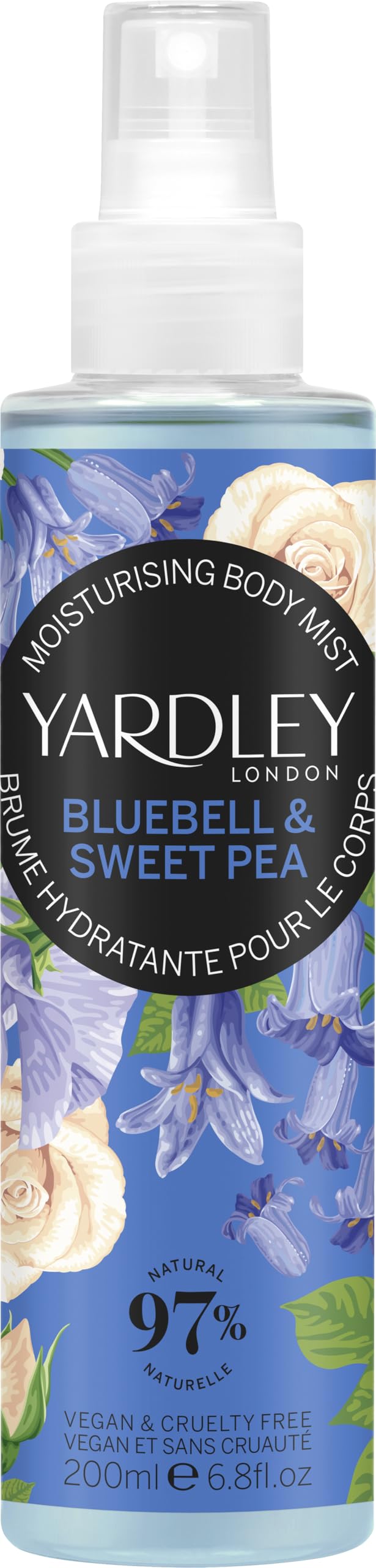 Yardley of London Bluebell & Sweetpea Fragrance Mist 200ml