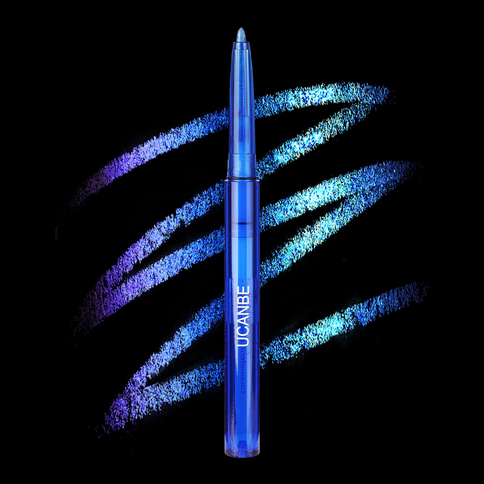 Ucanbe Chameleon Eyeshadow & Eyeliner Gel Pencil - Multichrome Shifting Colors Metallic Glitter Eye Makeup,Waterproof Long-Lasti