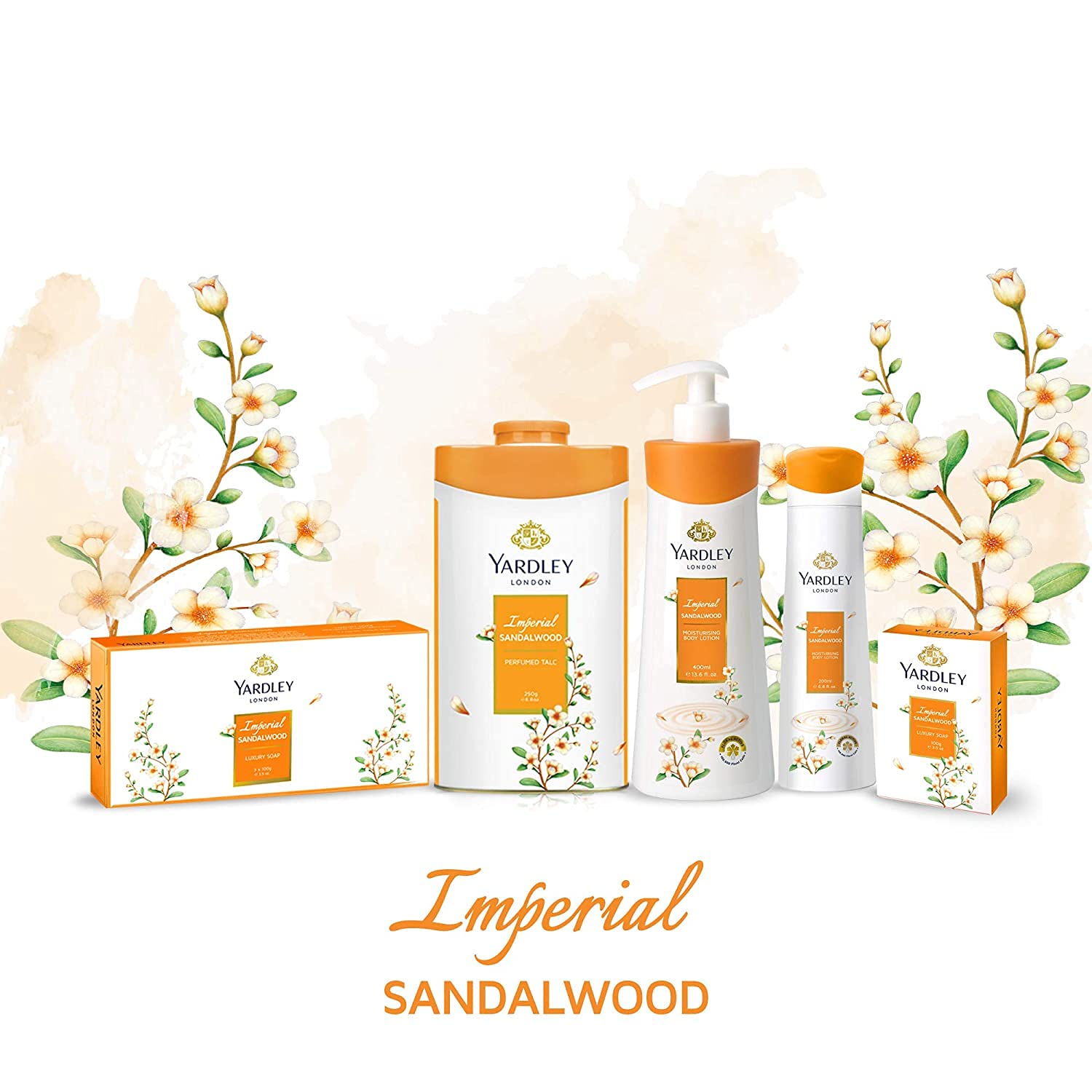 Yardley Sandalwood Perfumed Talc, 250 G