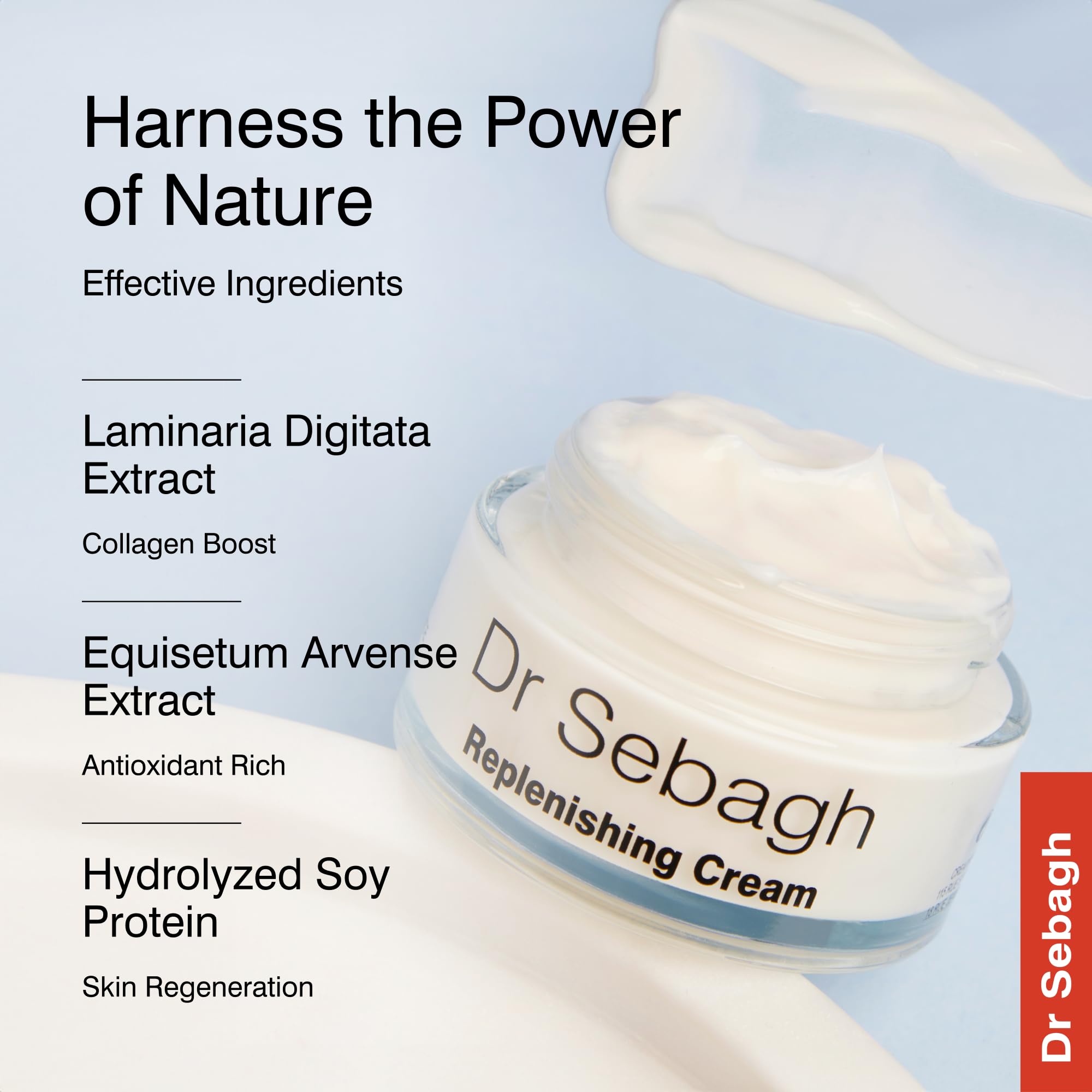Dr Sebagh - Replenishing Cream Retinol & Collagen [REPAIRING & HYDRATING] - Replenishing Moisturizer Soothes Irritation & Calms