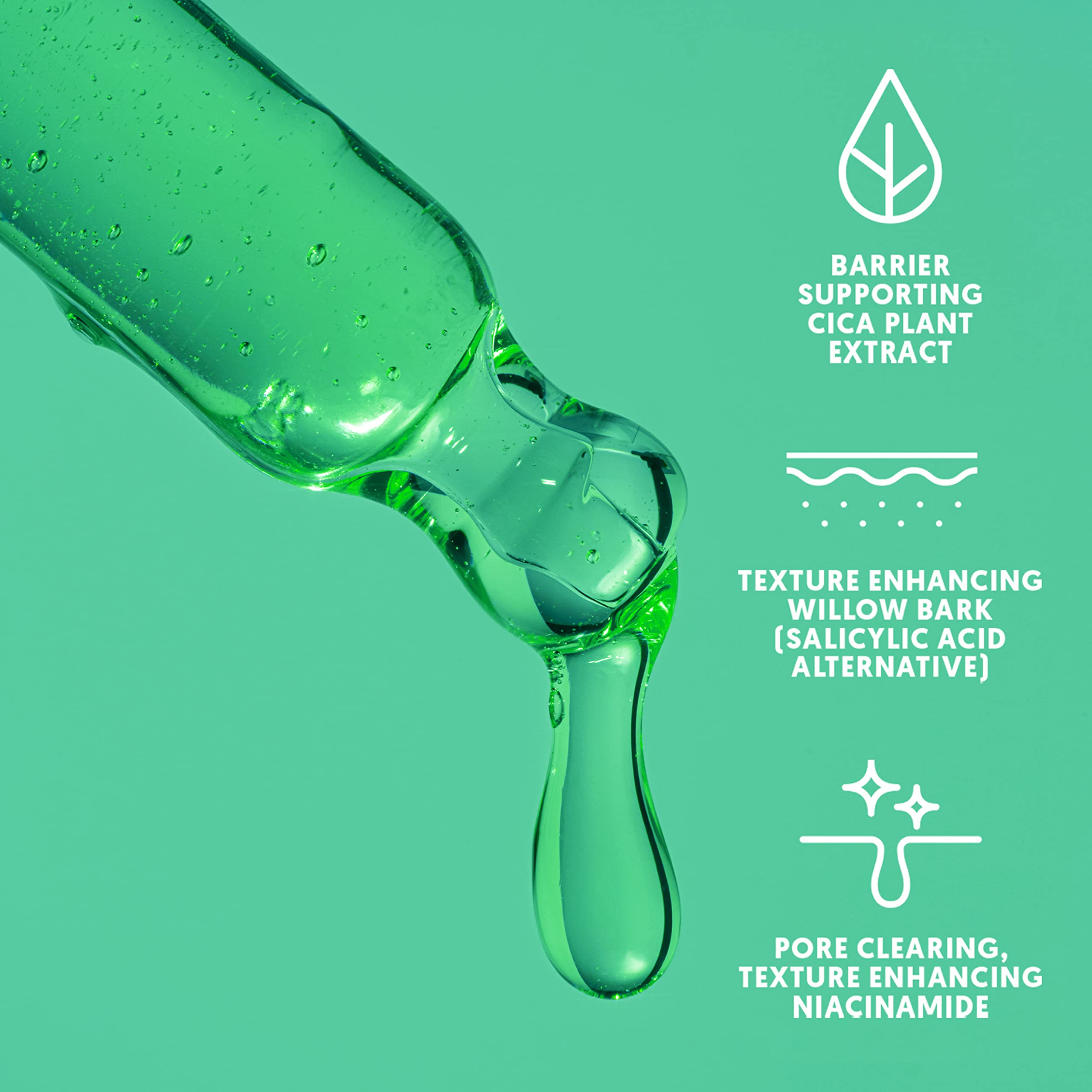 By Nature Calming Face Serum - 1 Fl Oz Cica + Niacinamide + Willow Bark - Purifying Skincare from New Zealand