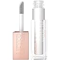 Maybelline Lifter Gloss, Hydrating Lip Gloss With Hyaluronic Acid, High Shine For Plumper Looking Lips, Pearl, Silver Pearl Clea