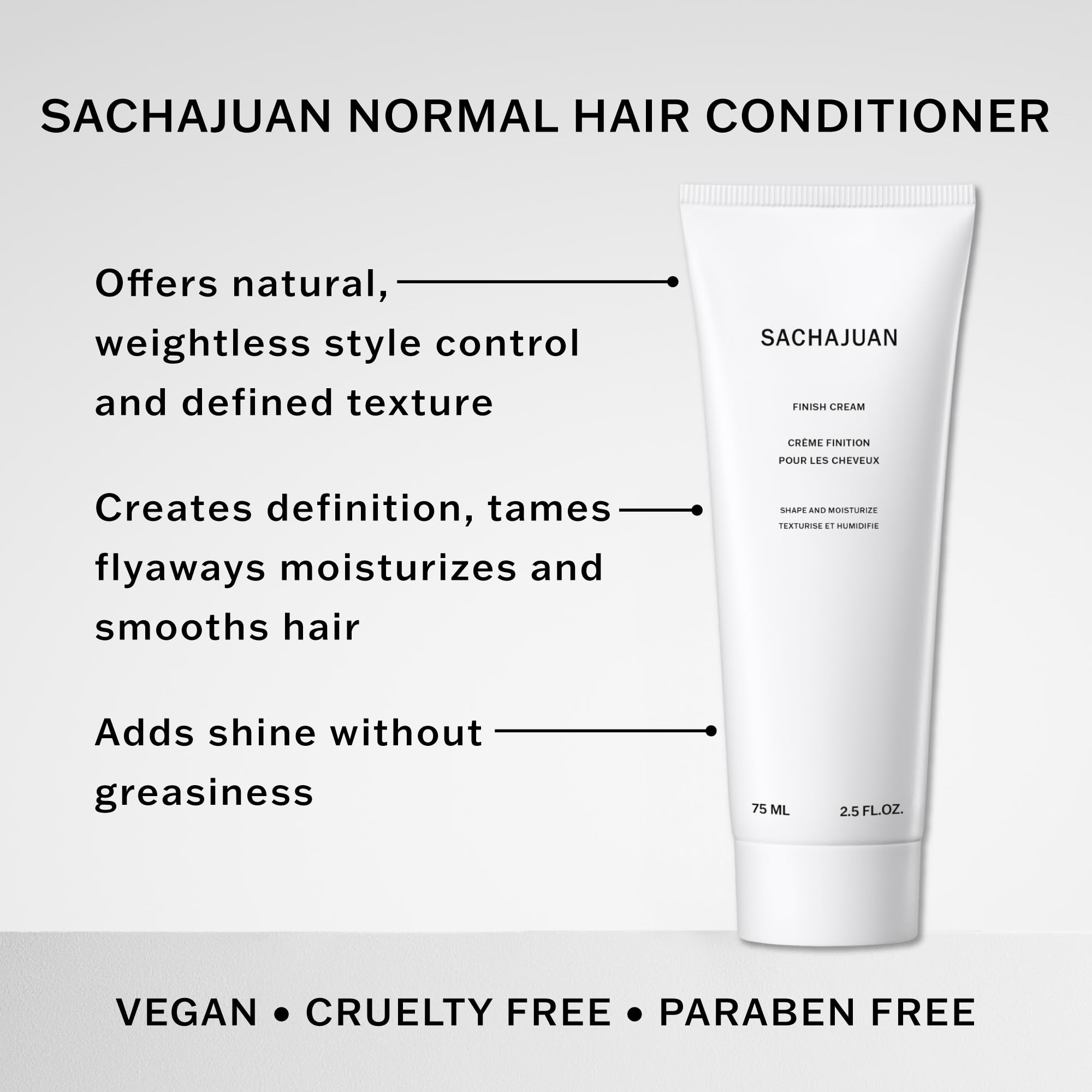 Sachajuan Finish Cream, 2.5 Fl Oz
