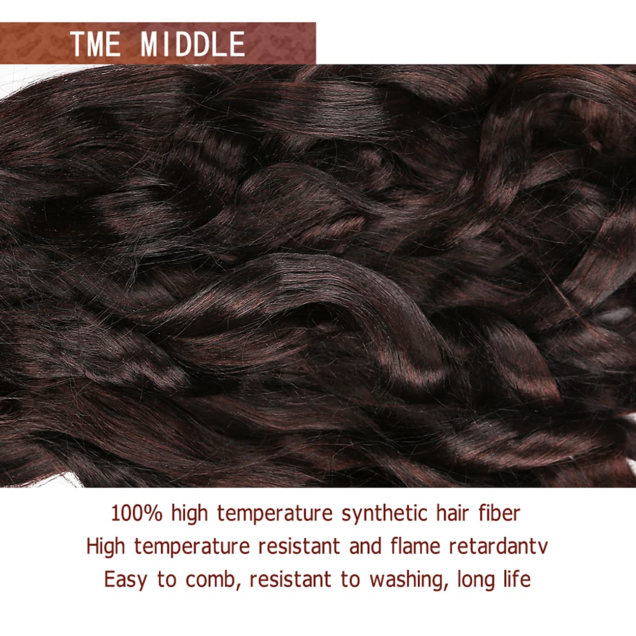 Amir Hair 8 Packs French Curly Braiding Hair 20 Inch Loose Wave Braiding Hair Pre Stretched Synthetic Hair Extensions (T33#)