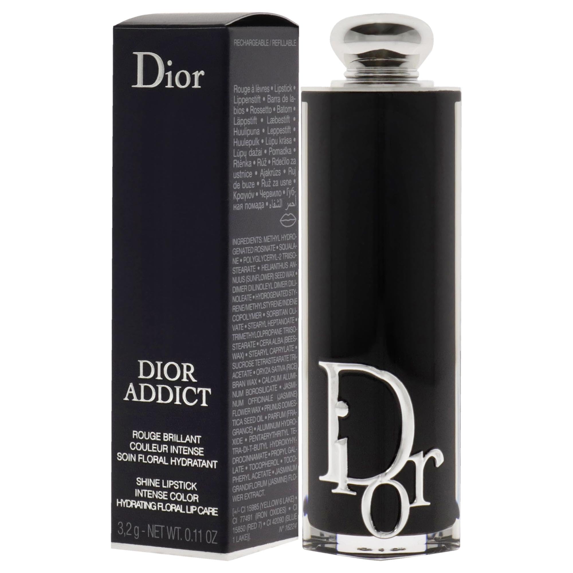 Dior Christian Addict Hydrating Shine Lipstick - 8 Lipstick (Refillable) Women 0.11 oz