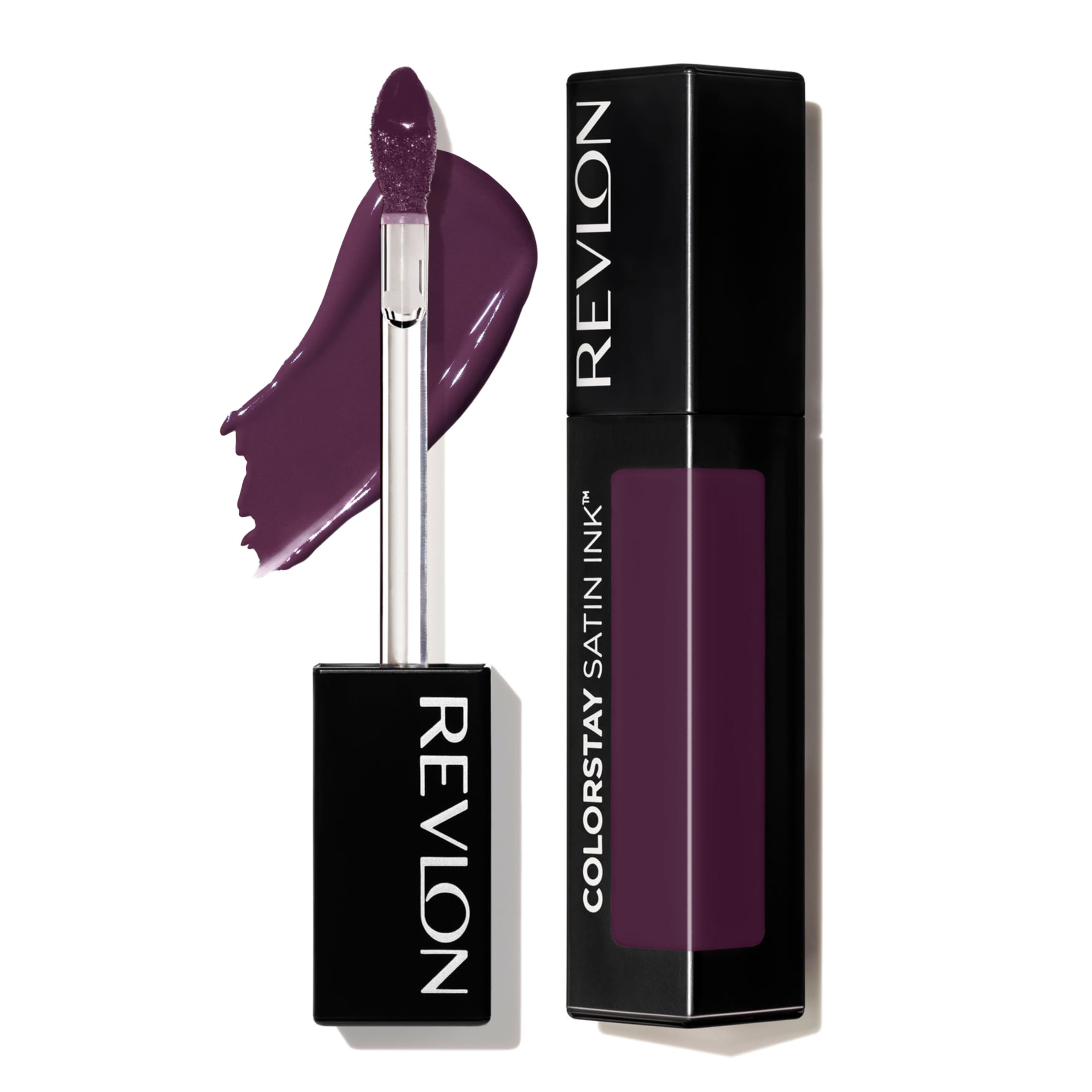 Revlon Liquid Lipstick, Lip Makeup, Colorstay Satin Ink, Longwear Rich Lip Colors, For Mulated With Black Currant Seed Oil, 023