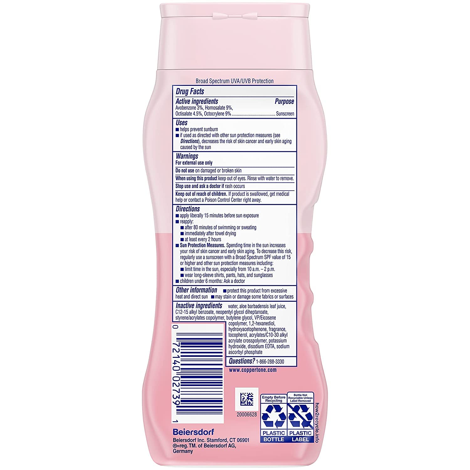 Coppertone Spf#50 Waterbabies Aloe & Vitamin-E Lotion 8 Ounce (237ml) (Pack of 6)