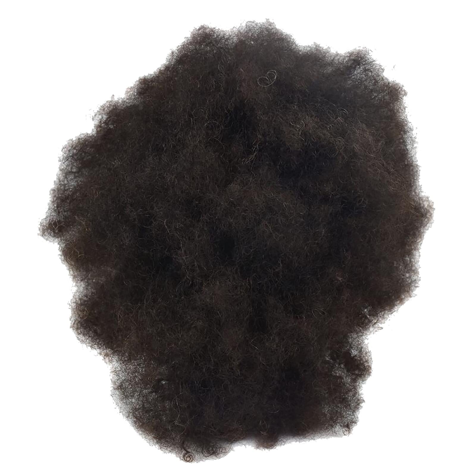 Mannequin Head African with 100% Human Hair Cosmetology Afro Hair Manikin Head for Practice Styling Braiding with Free Clamp