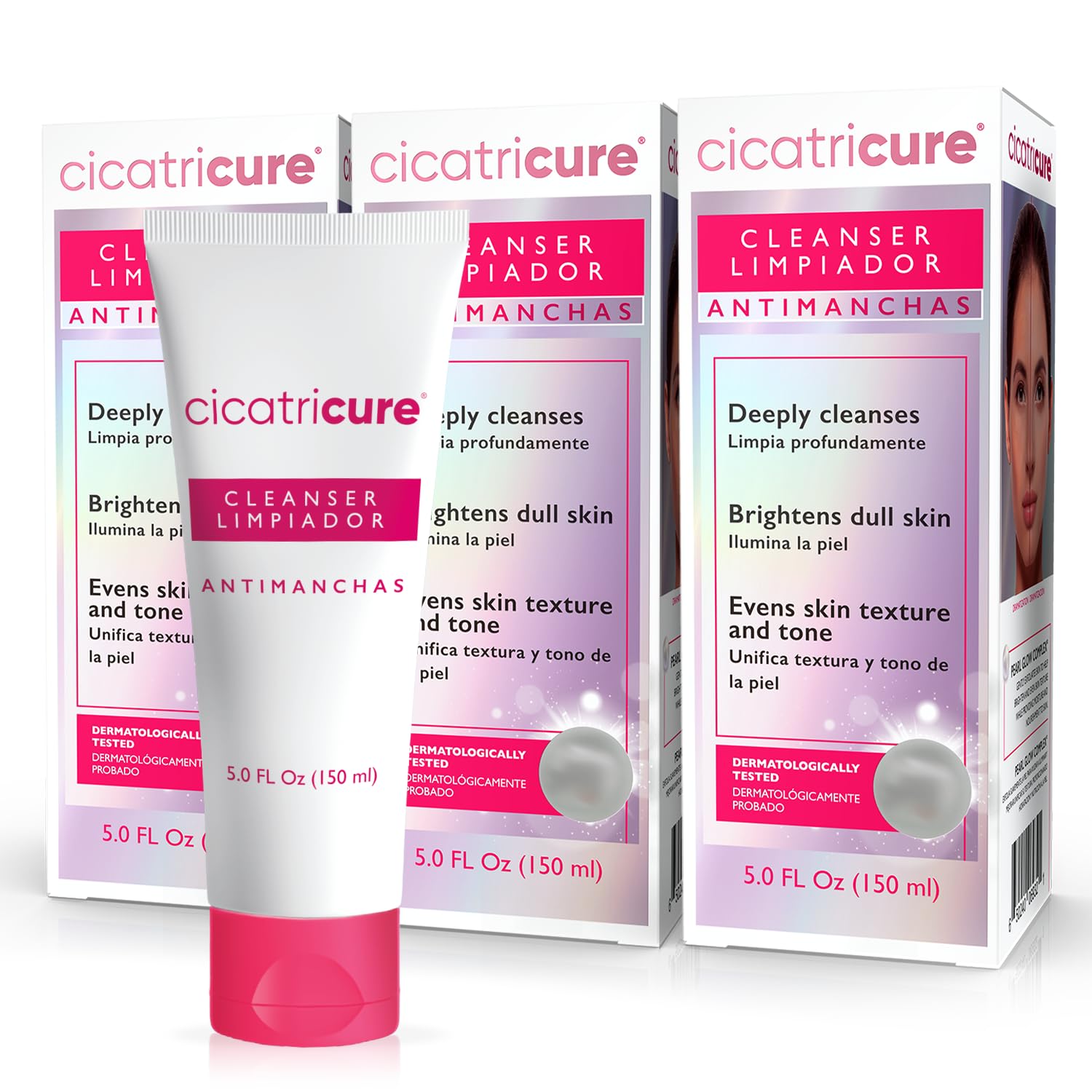 Cicatricure Antimanchas Face Wash, AHA & PHA Facial Cleanser, Deeply Cleanses, Exfoliates & Helps Brighten Dull Skin, Lactic & S