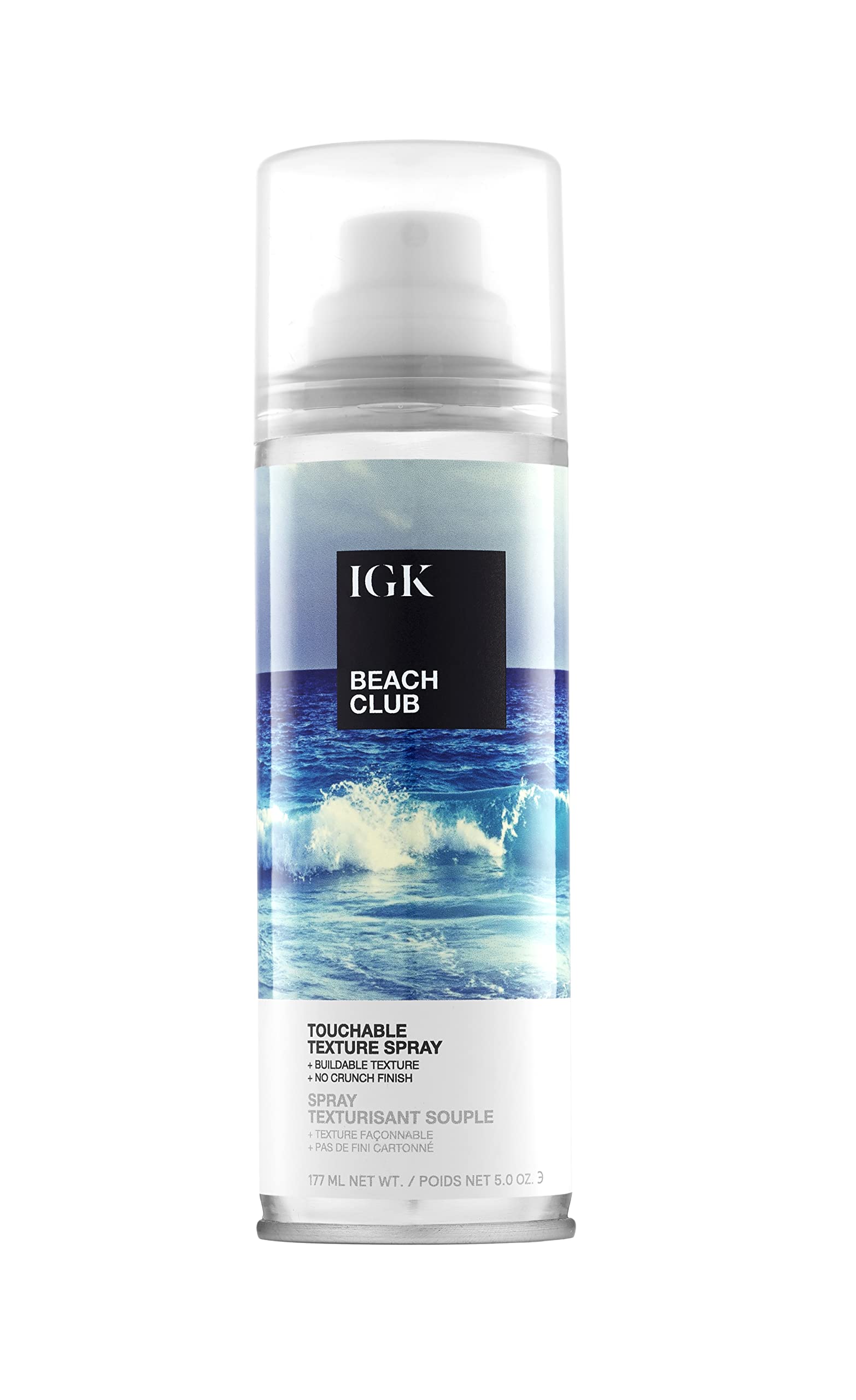 IGK BEACH CLUB Volumizing Texture Spray, volumizing hair products, hair spray flexible hold, beach waves spray, beach wave spray