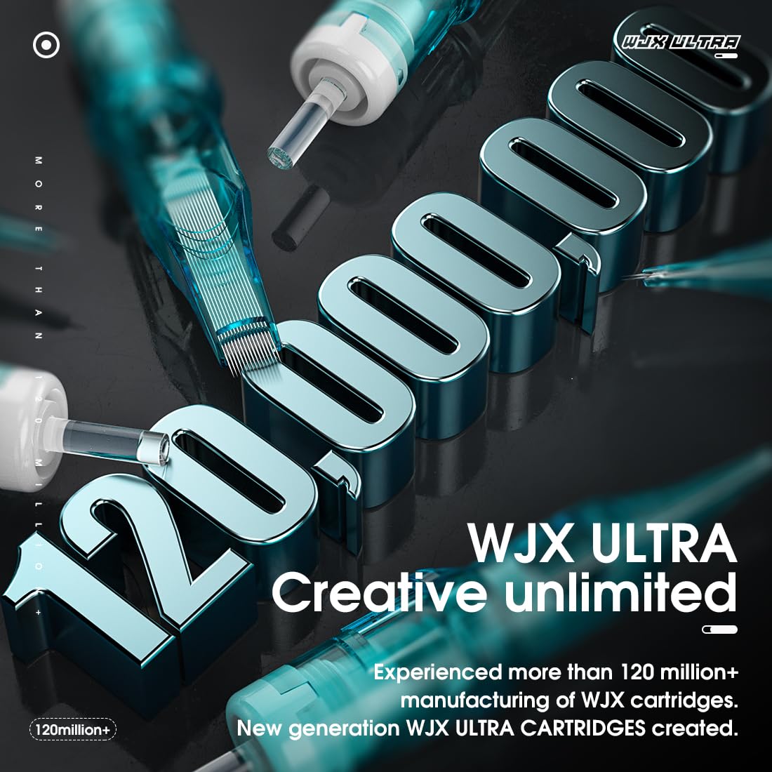Wjx Ultra Tattoo Cartridges, 1205Rl Tattoo Needles 20Pcs Round Liner Bugpin Size For Pro Artists