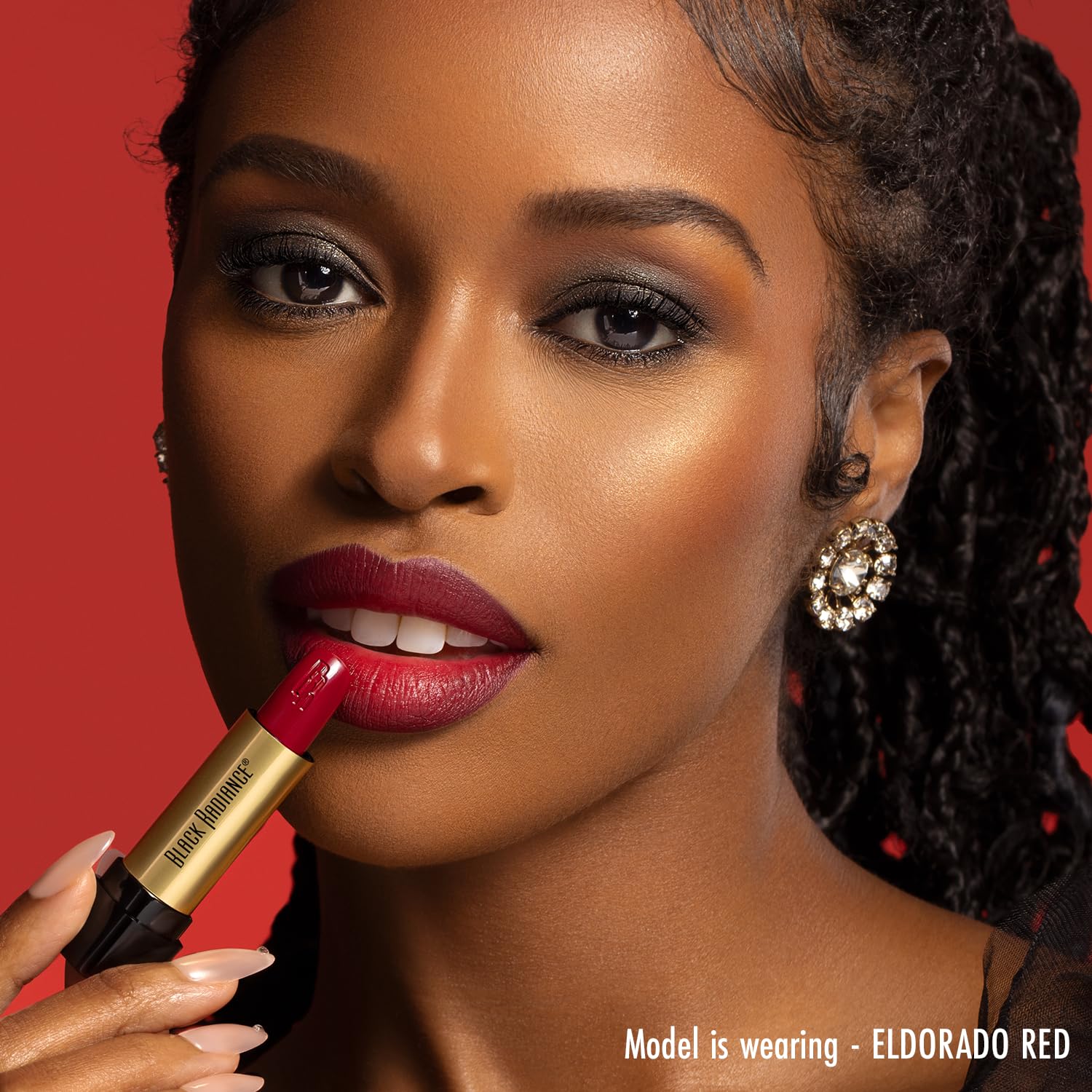 Black Radiance Perfect Tone Lipstick Lip Color, Plum Orchid, 0.13 Oz