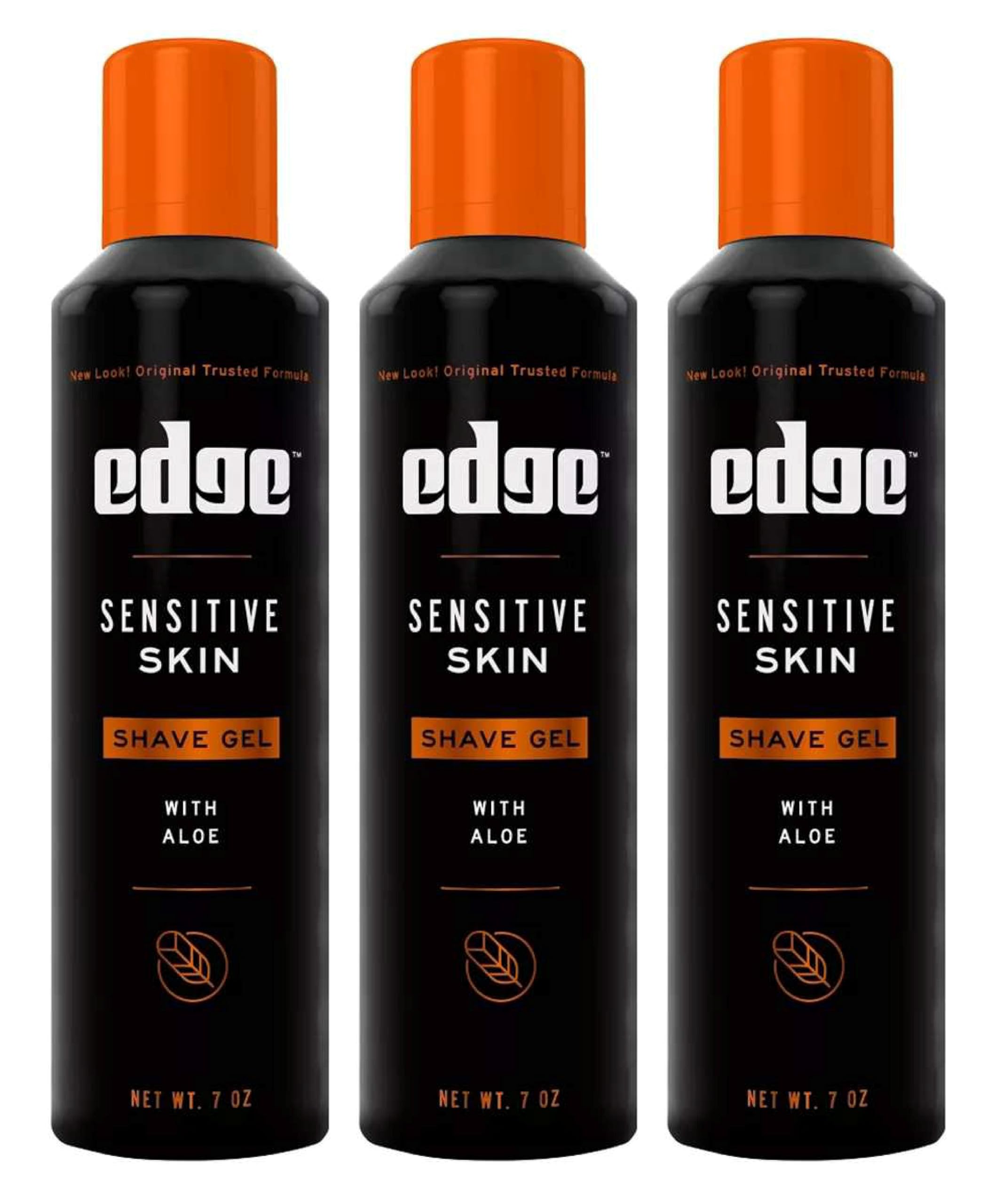 Edge Shave Gel Sensitive 7 Ounce (207ml) (3 Pack)