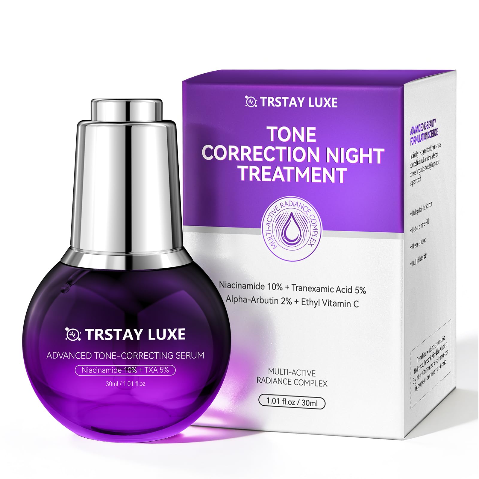 5% Tranexamic Acid Serum, 10% Niacinamide for Dark Spots, 30 mL