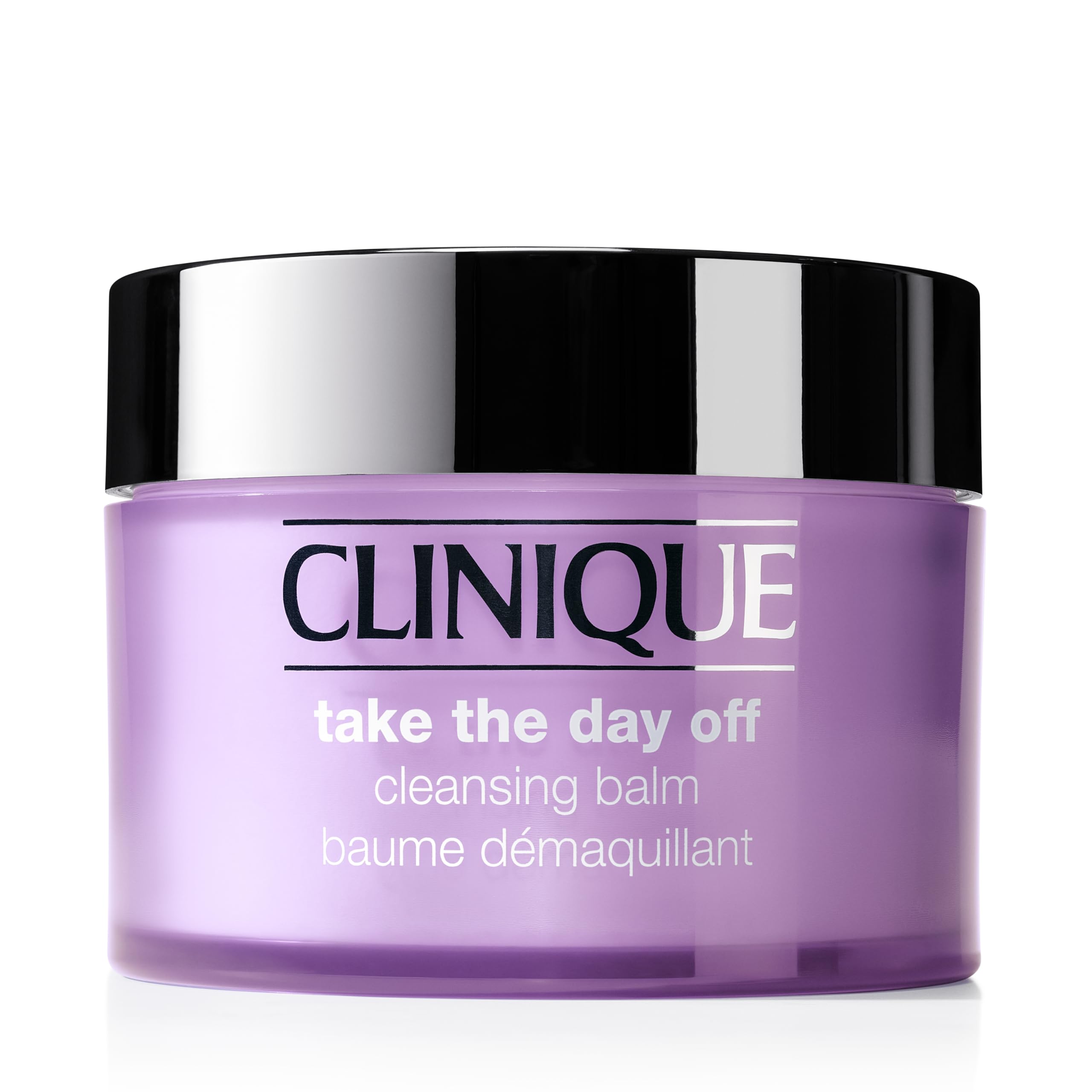 Clinique Take The Day Off Cleansing Balm Makeup Remover | Dissolves Face + Eye Makeup and Sunscreen | For All Skin Types, 8.3 Ou