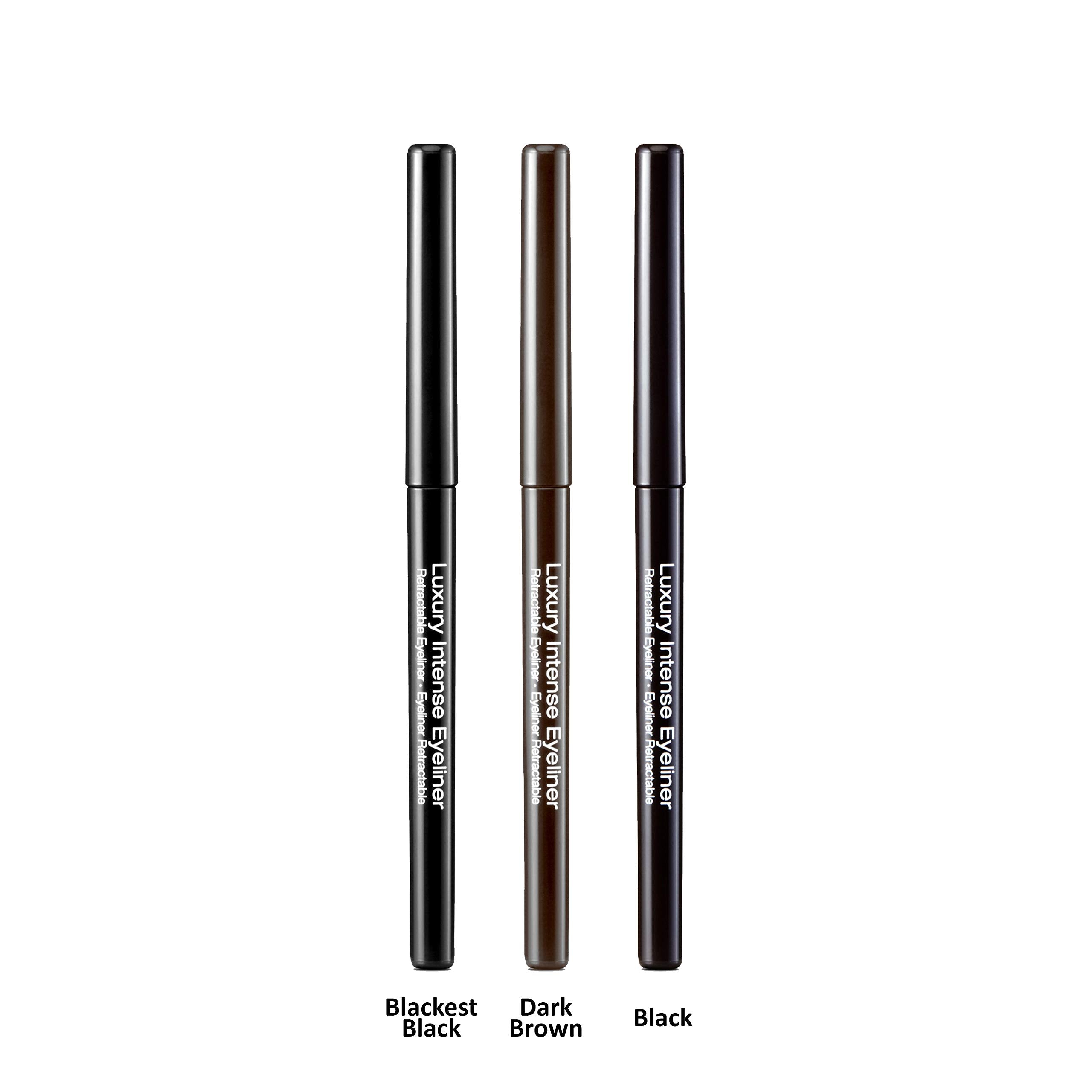 Kiss New York Professional Retractable Eyeliner, Luxury Intense Highly Pigmented Eye Makeup, Long-Lasting, Water-Resistant, Smud