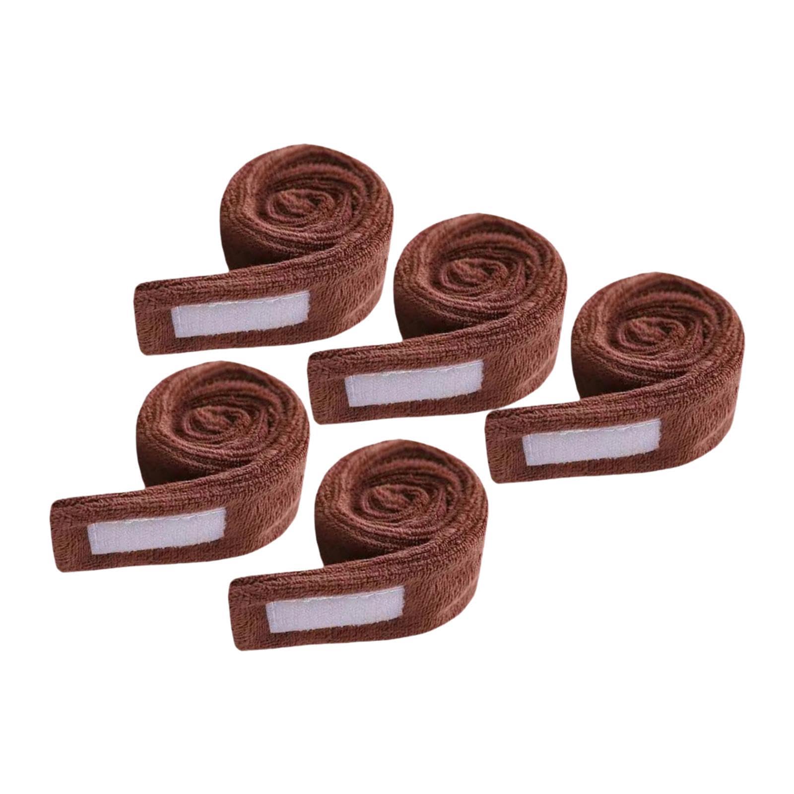 Bnf 5Pcs Washing Face Headband Soft Makeup Headband For Yoga Washing Face Shower Brown|Health & Beauty | Hair Care & Styling | H