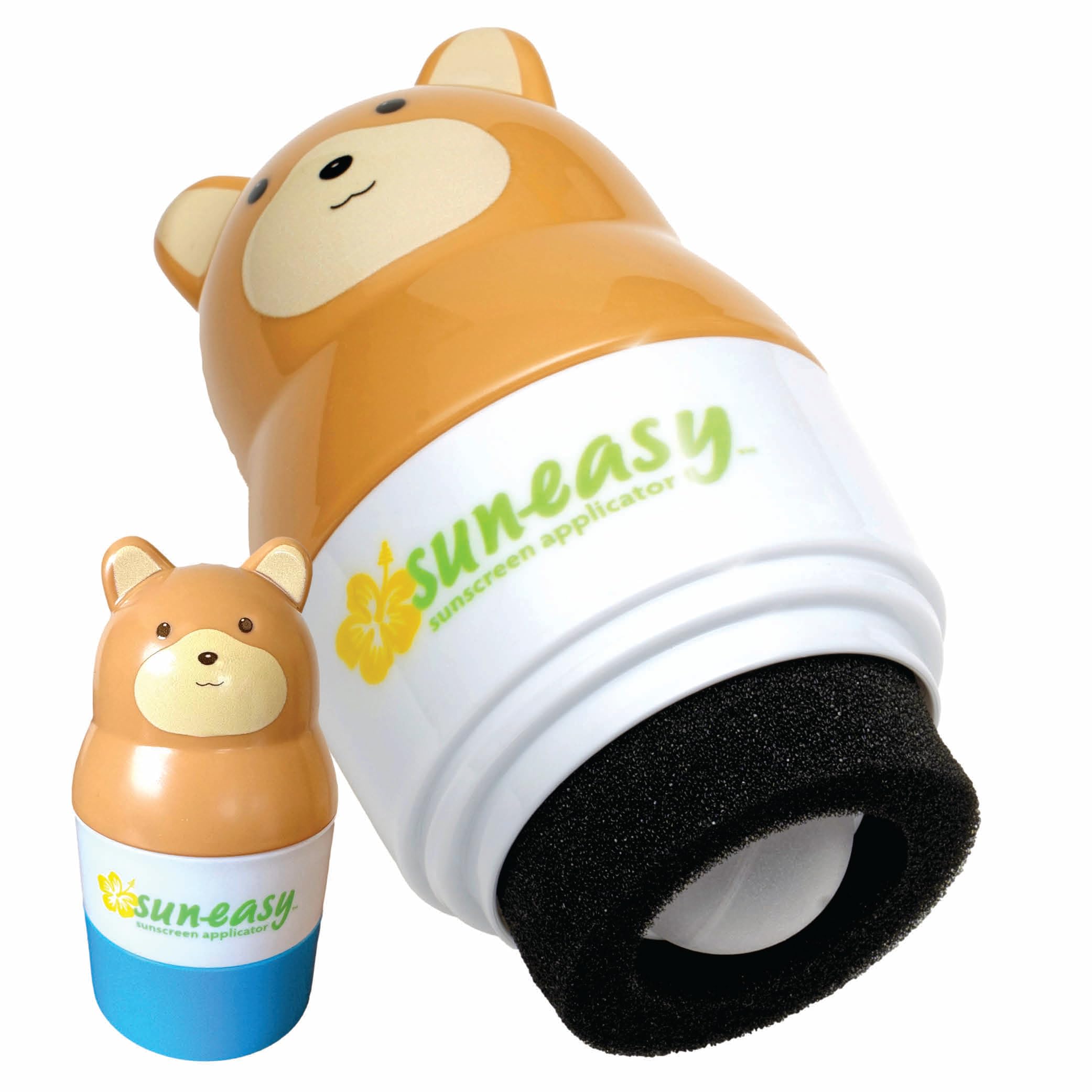 SunEasy Sunscreen Applicator for Kids and Family, Refillable, Quick & Easy Roller Application with Sponge, MessFree Sunscreen 