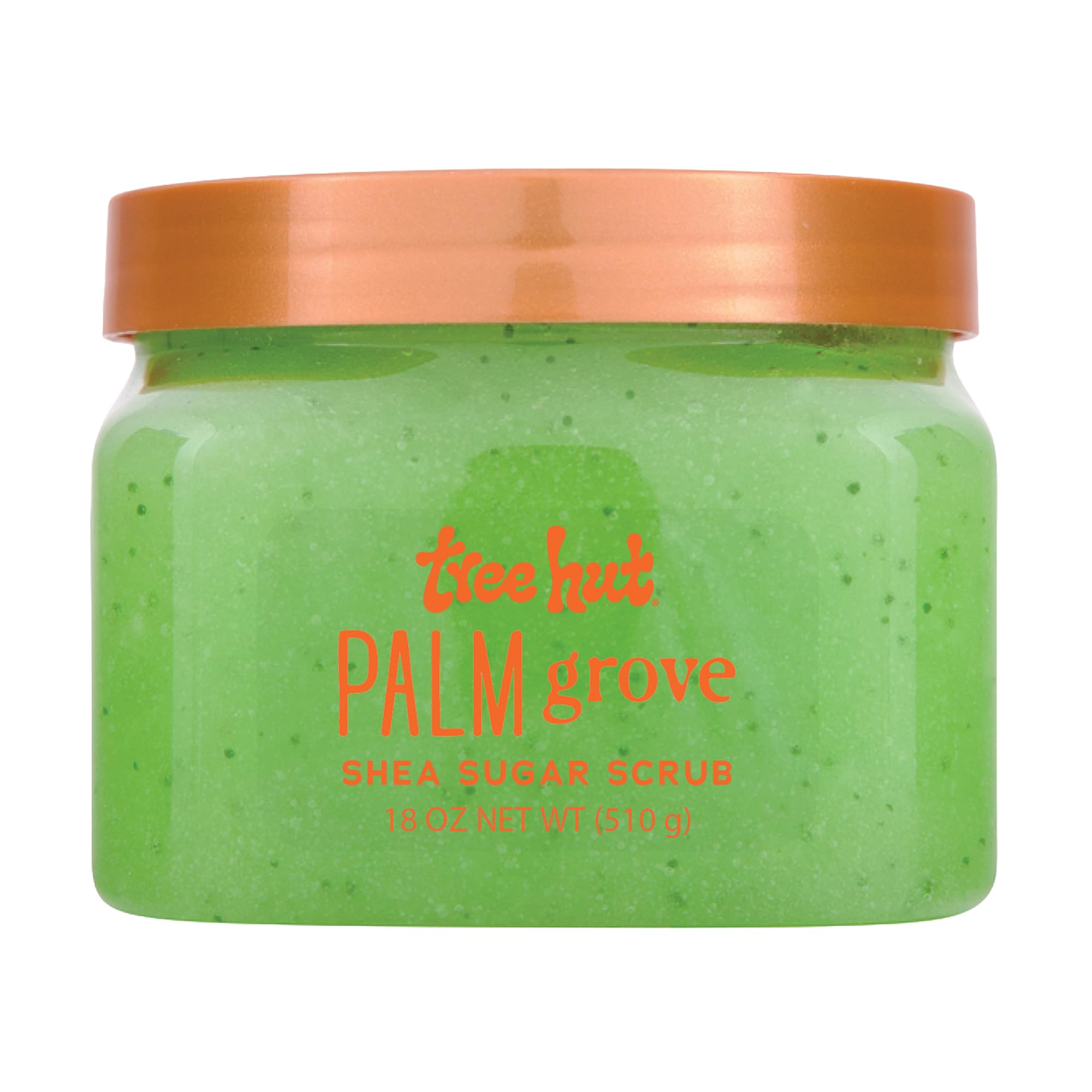 Tree Hut Palm Grove Shea Sugar Scrub, Exfoliating, Hydrating & Moisturizing Body Scrub with Shea Butter & Nourishing Essential O